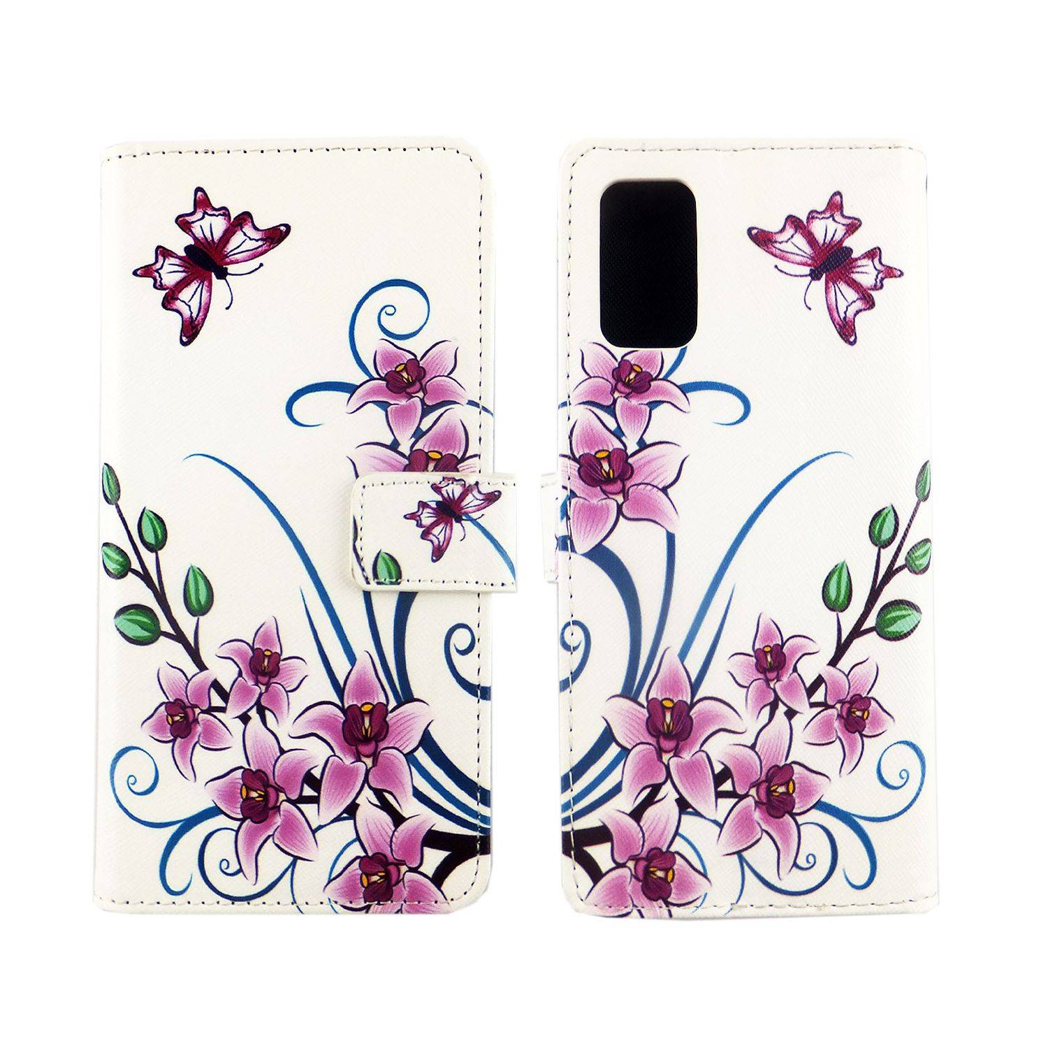 Samsung Galaxy S20 Plus Handyhülle Bookcover Weiß