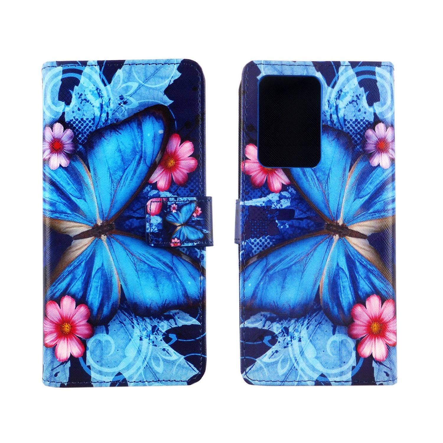 Samsung Galaxy S20 Ultra Handyhülle Bookcover Blau