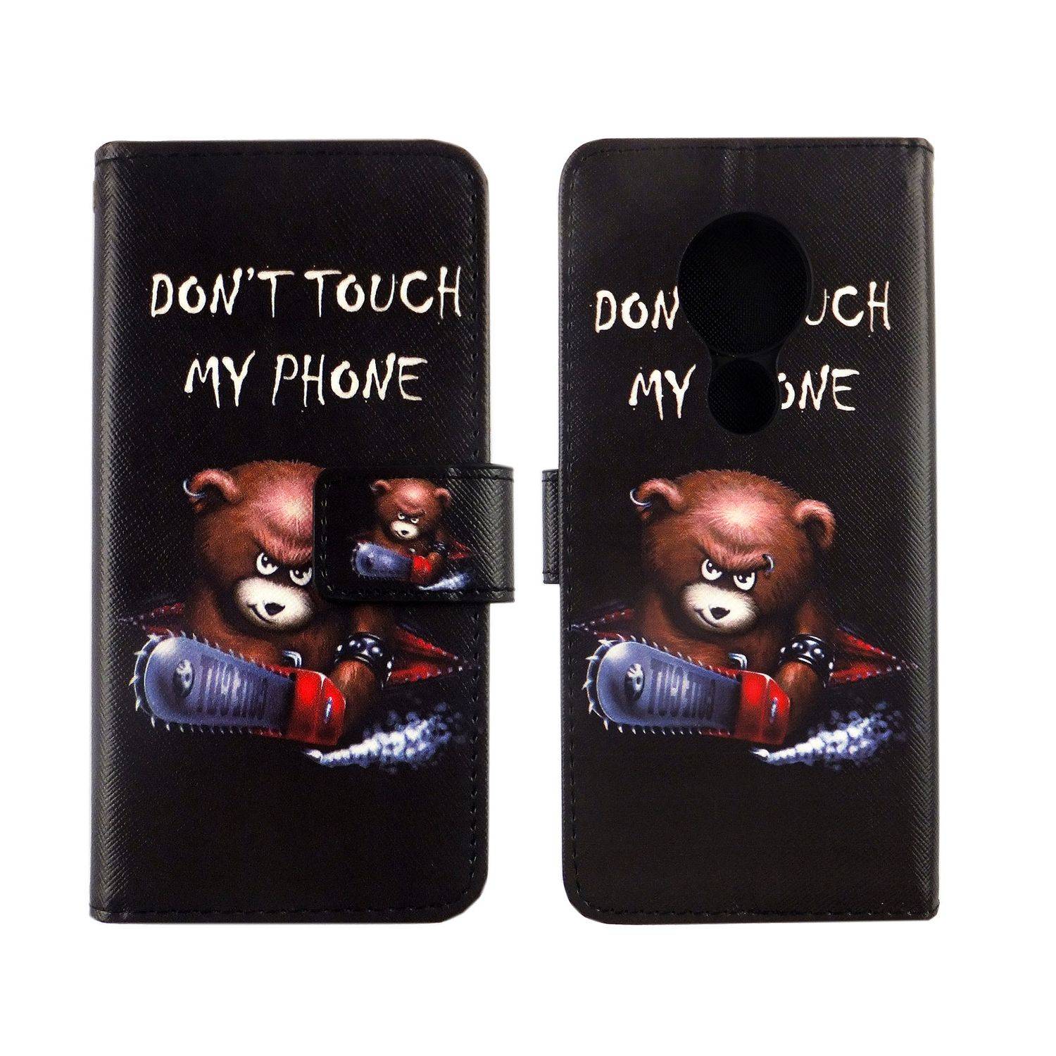 Nokia 6.2 Handyhülle Bookcover Schwarz