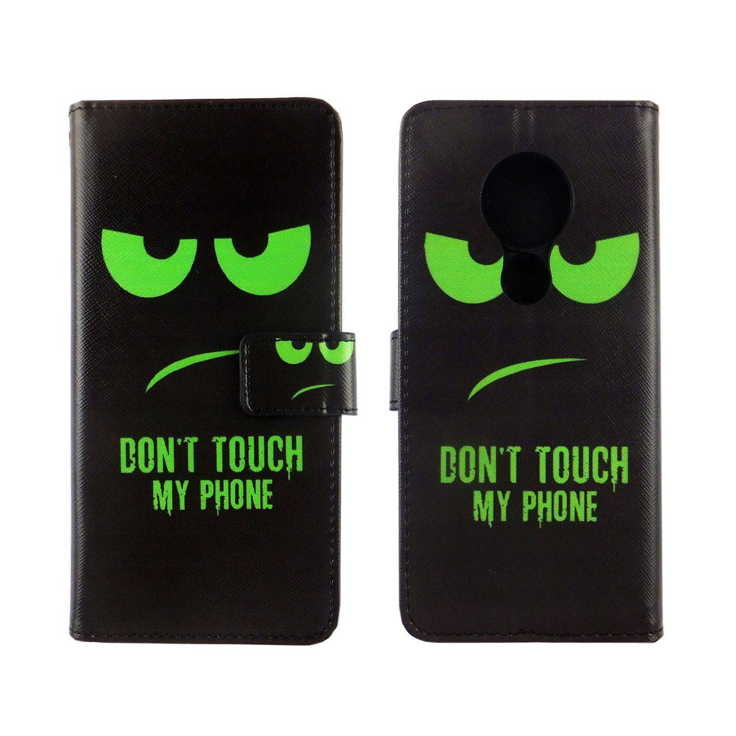 Nokia 6.2 Handyhülle Bookcover Schwarz