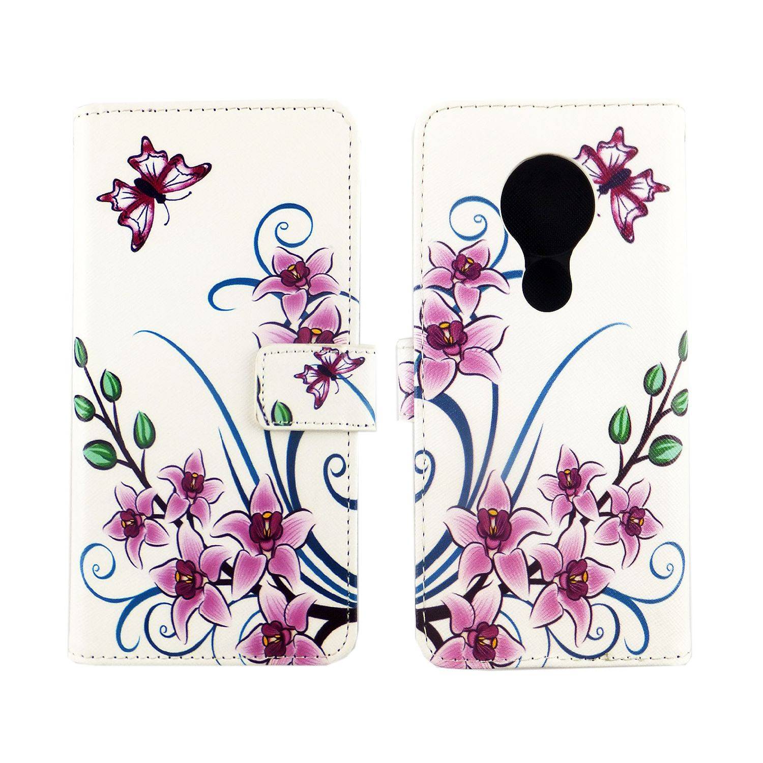 Nokia 6.2 Handyhülle Bookcover Weiß