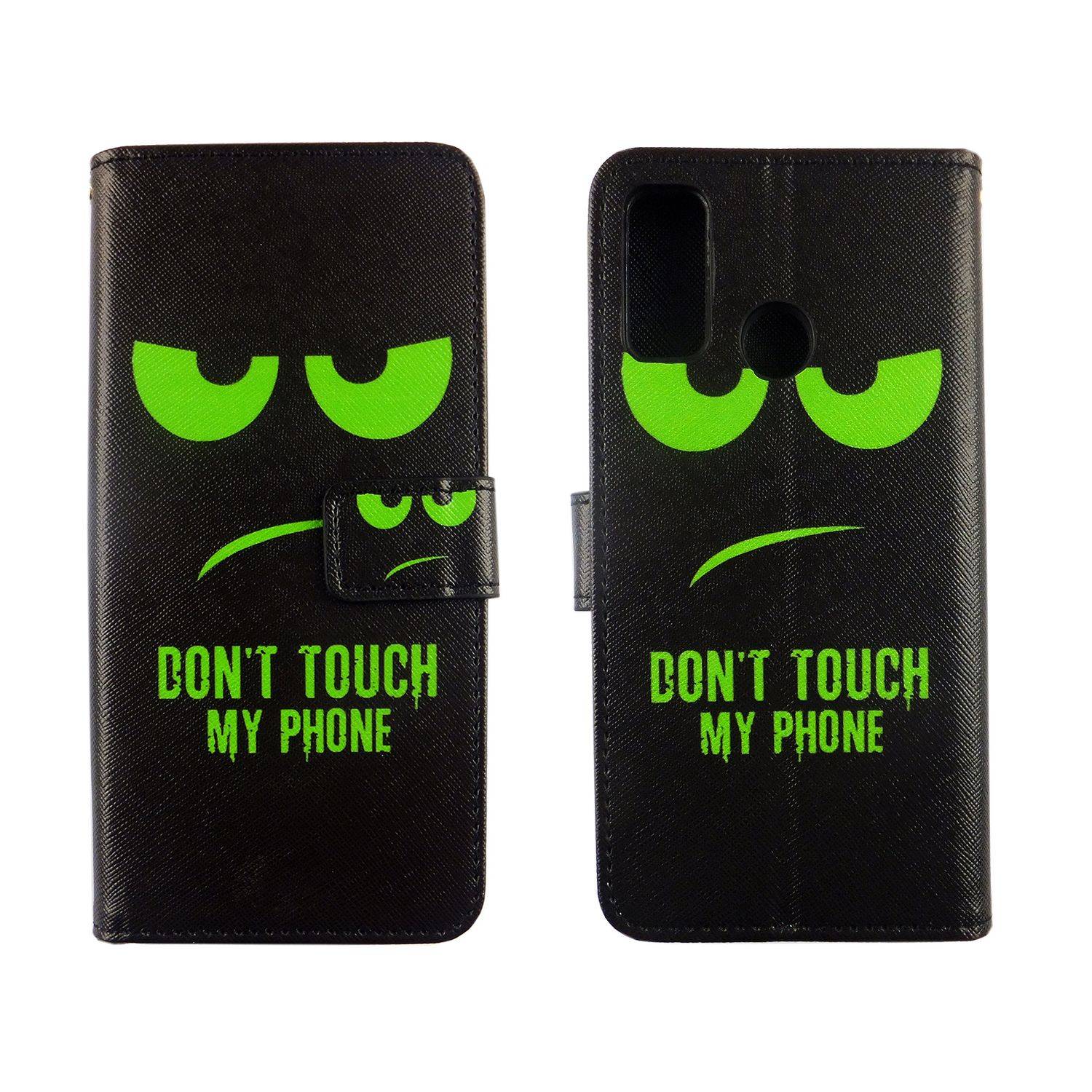 Huawei P smart 2020 Handyhülle Bookcover Schwarz