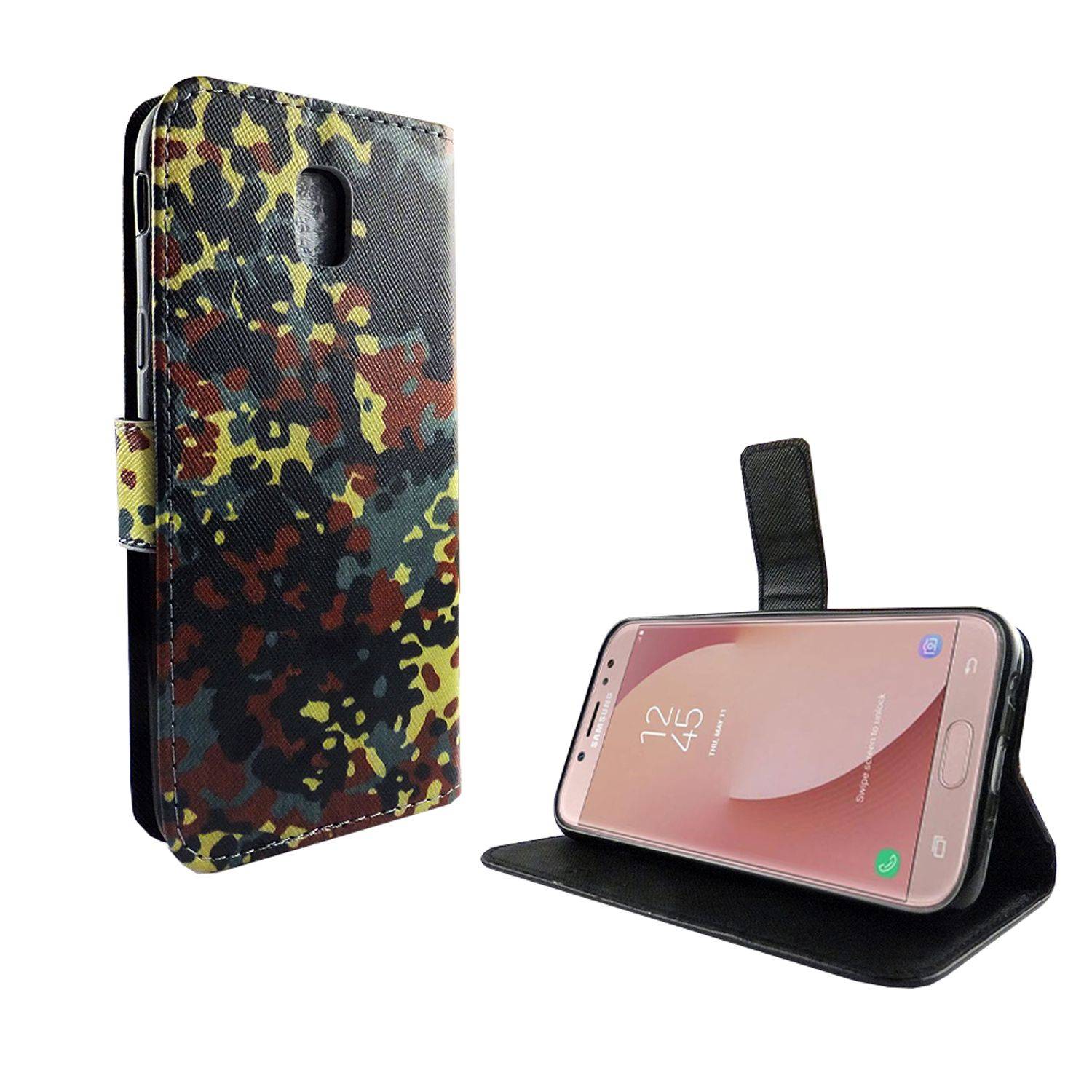 Samsung Galaxy J5 (2017) Handyhülle Bookcover Mehrfarbig