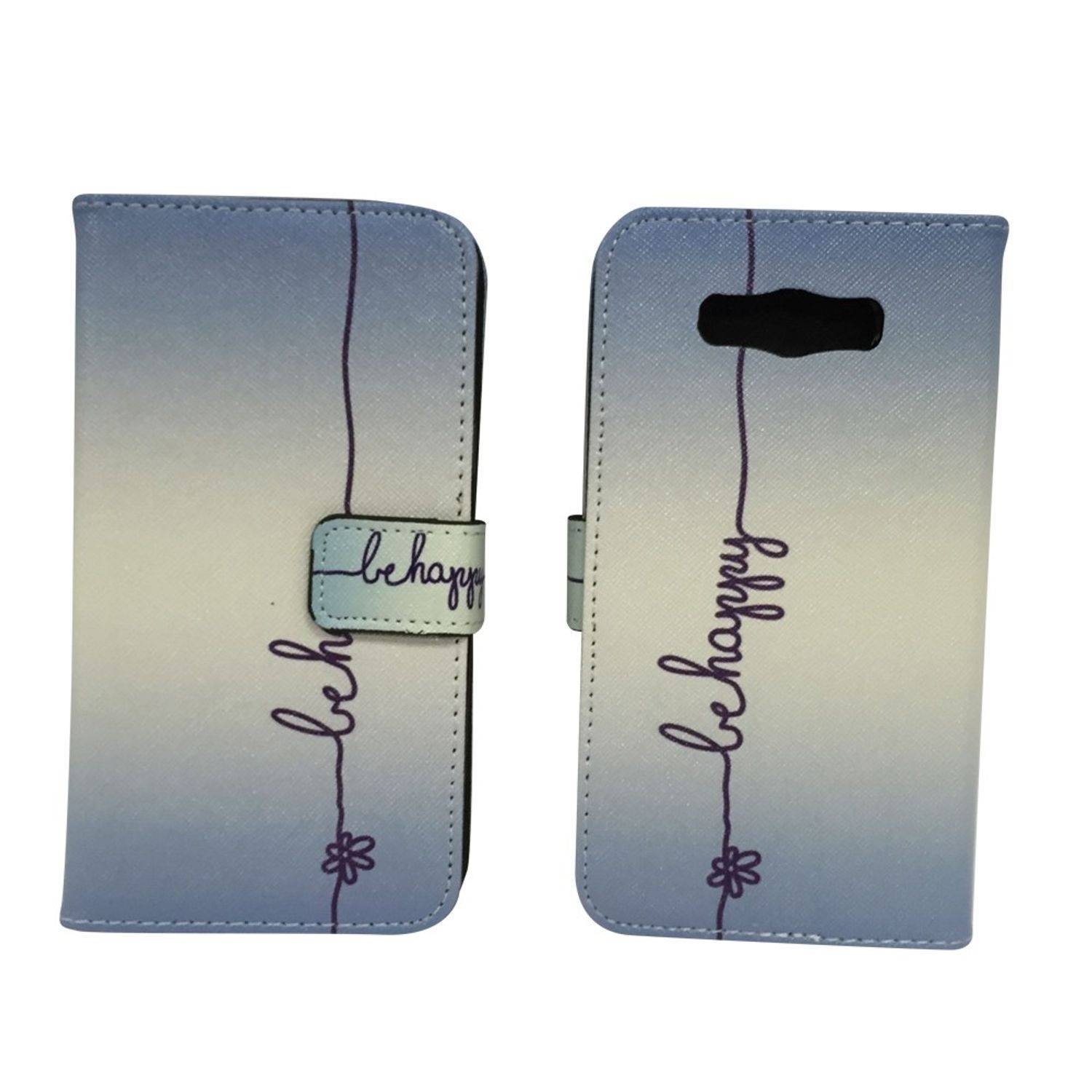 Samsung Galaxy J7 (2016) Handyhülle Bookcover Blau