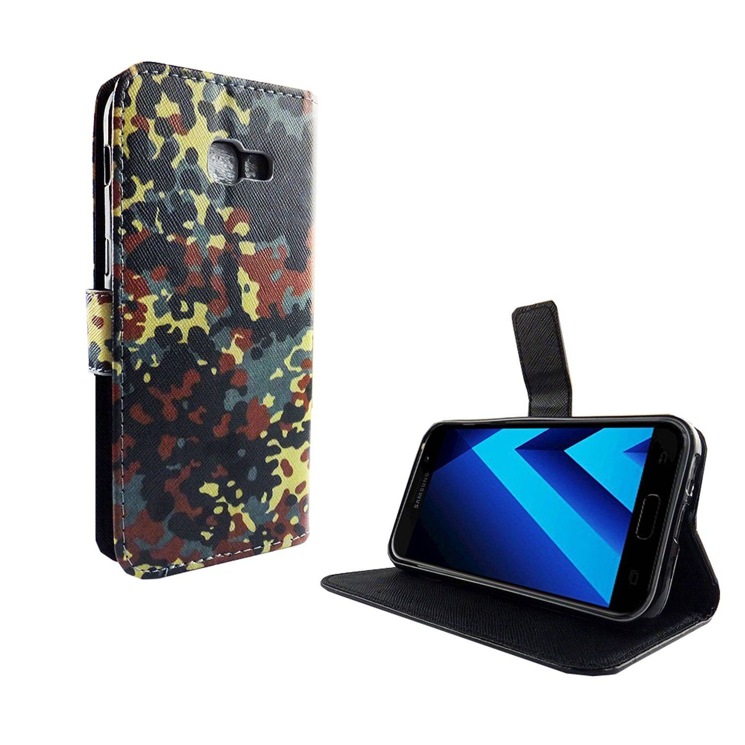 Samsung Galaxy A5 (2017) Handyhülle Bookcover Mehrfarbig