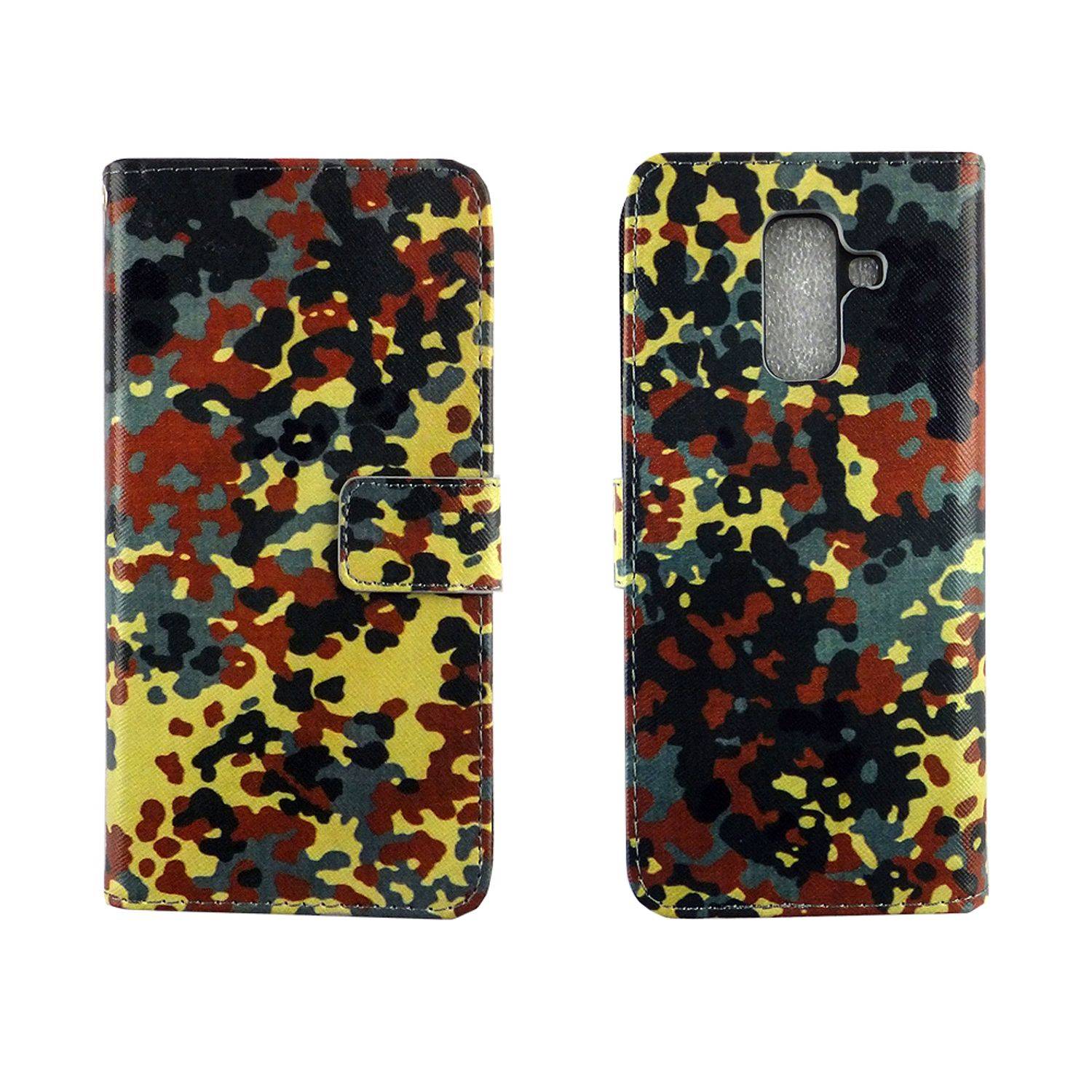 Samsung Galaxy A6 Plus (2018) Handyhülle Bookcover Mehrfarbig