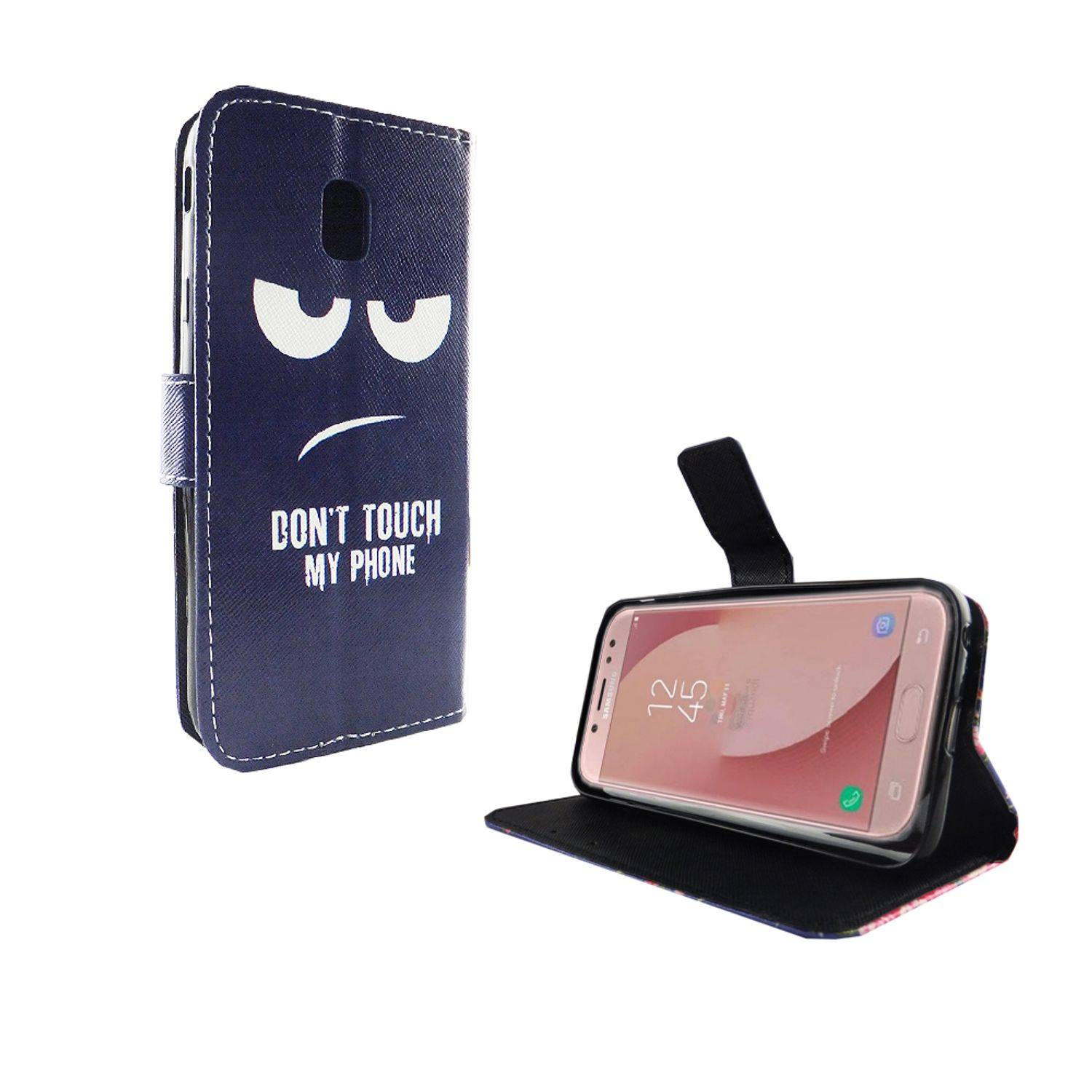 Samsung Galaxy J5 (2017) Handyhülle Bookcover Blau