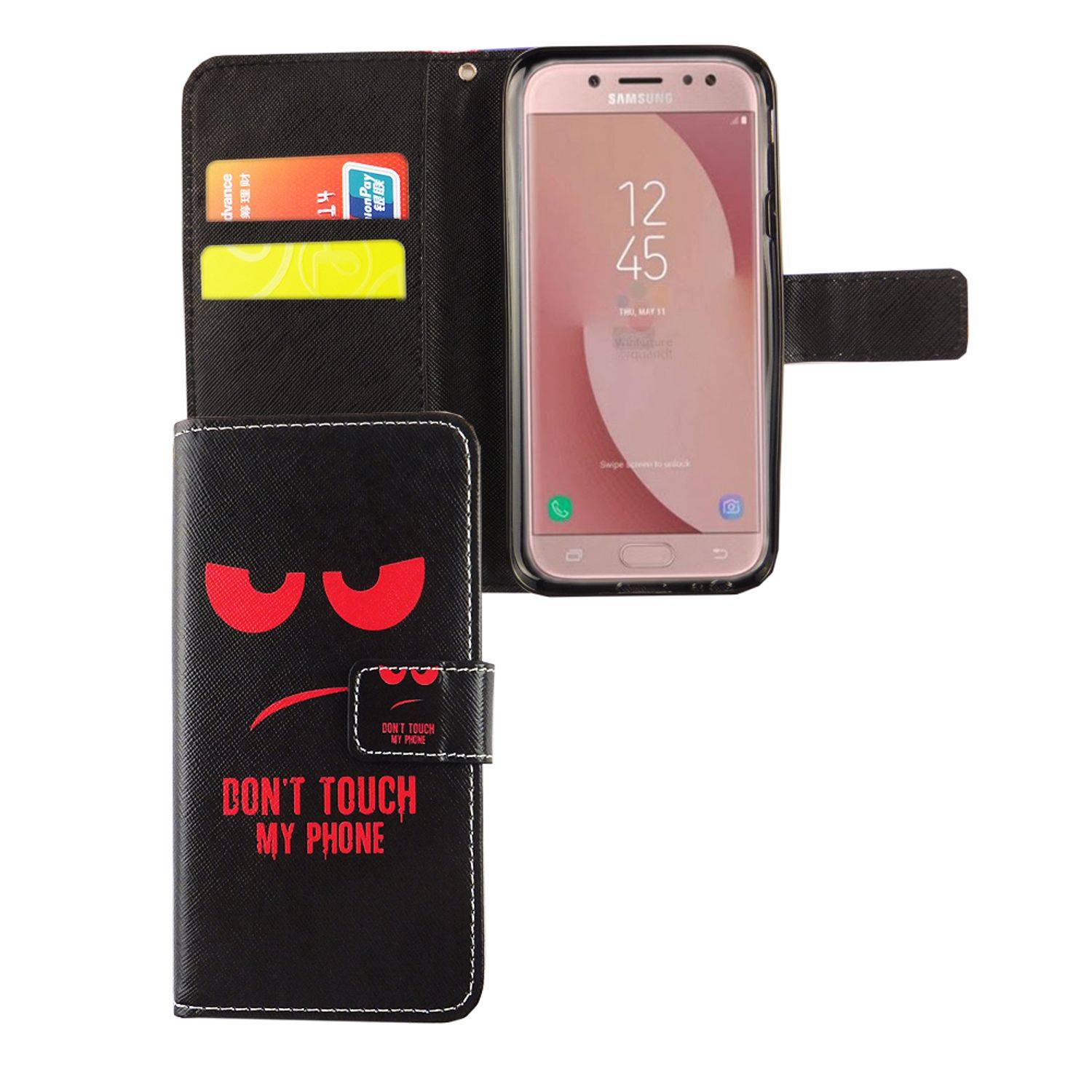Samsung Galaxy J5 (2017) Handyhülle Bookcover Rot