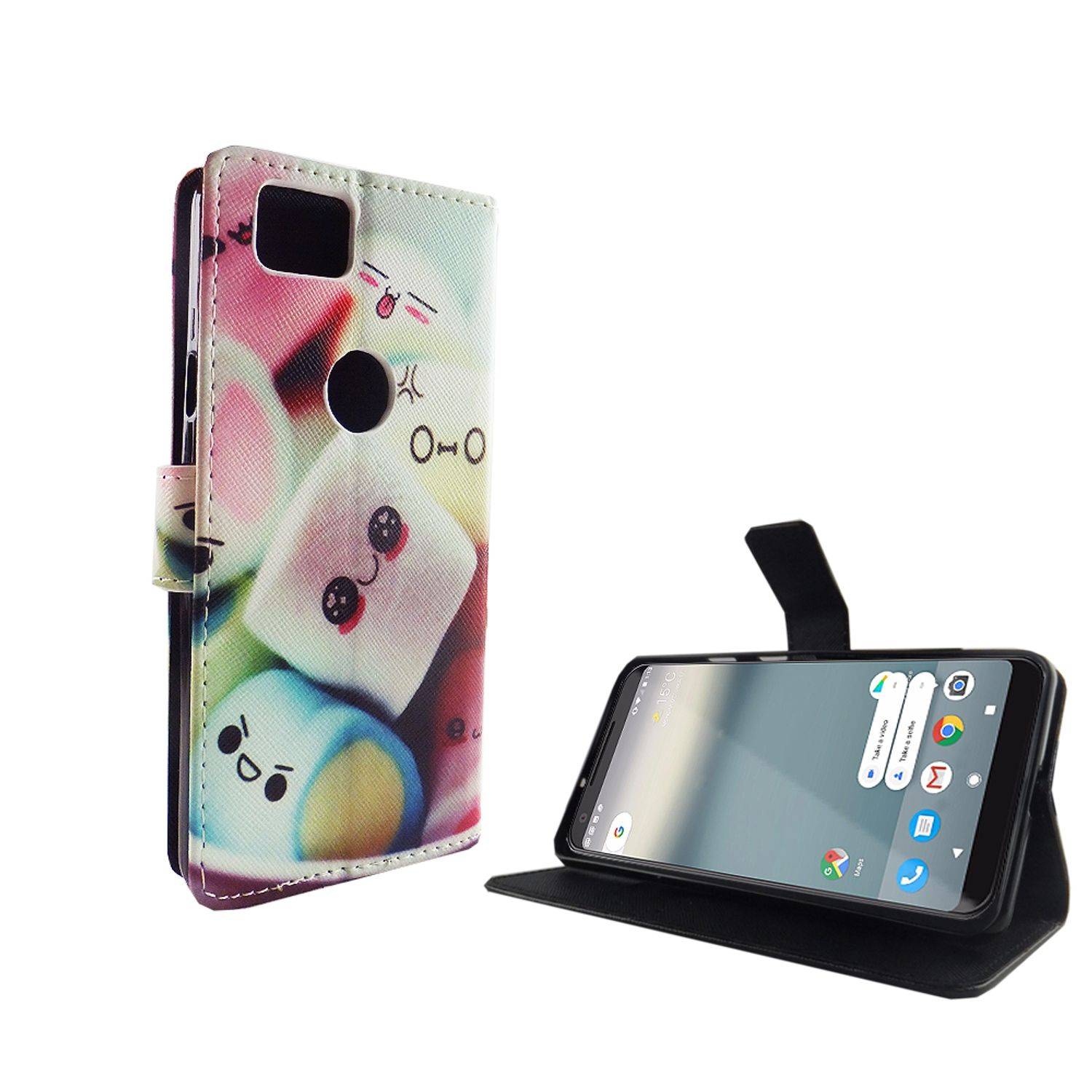 Google Pixel 2 Handyhülle Bookcover Mehrfarbig