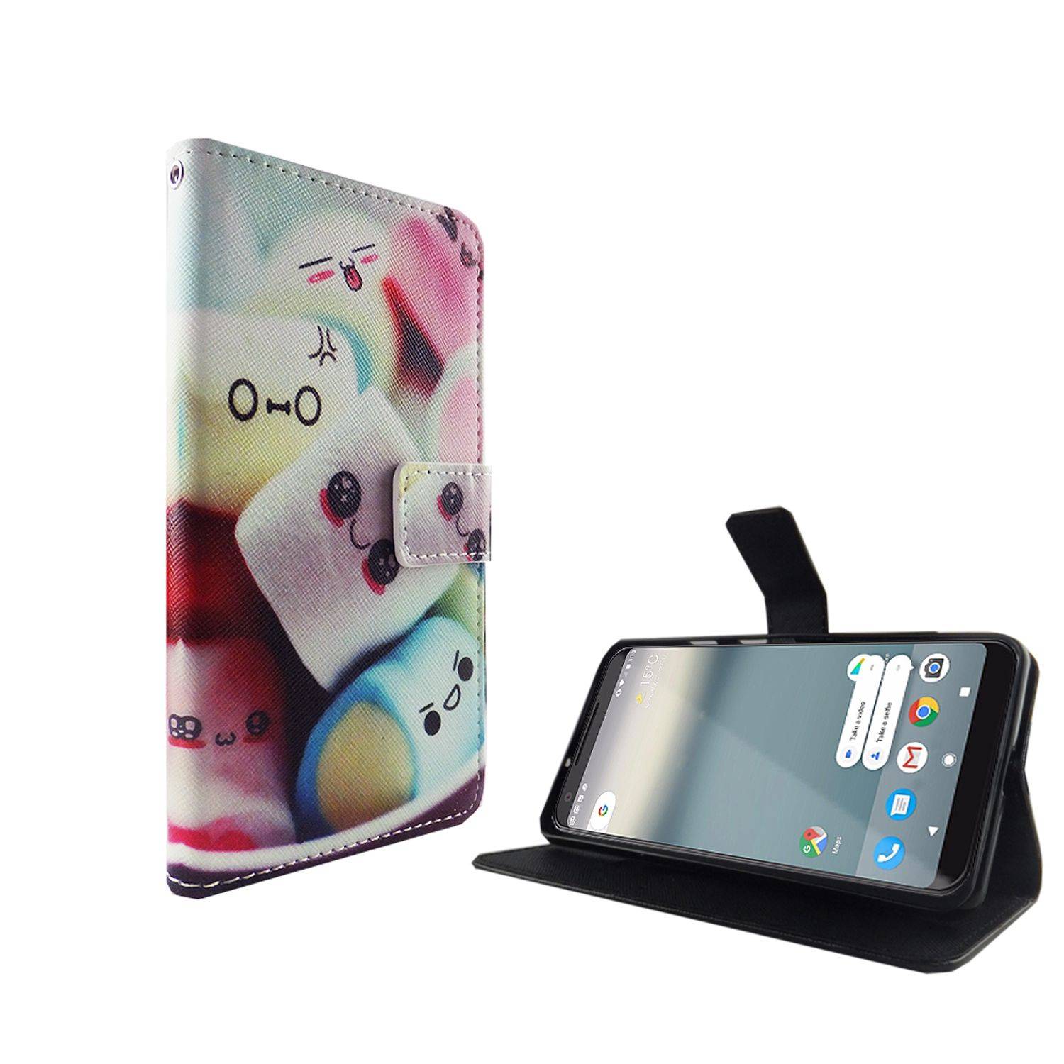 Google Pixel 2 Handyhülle Bookcover Mehrfarbig