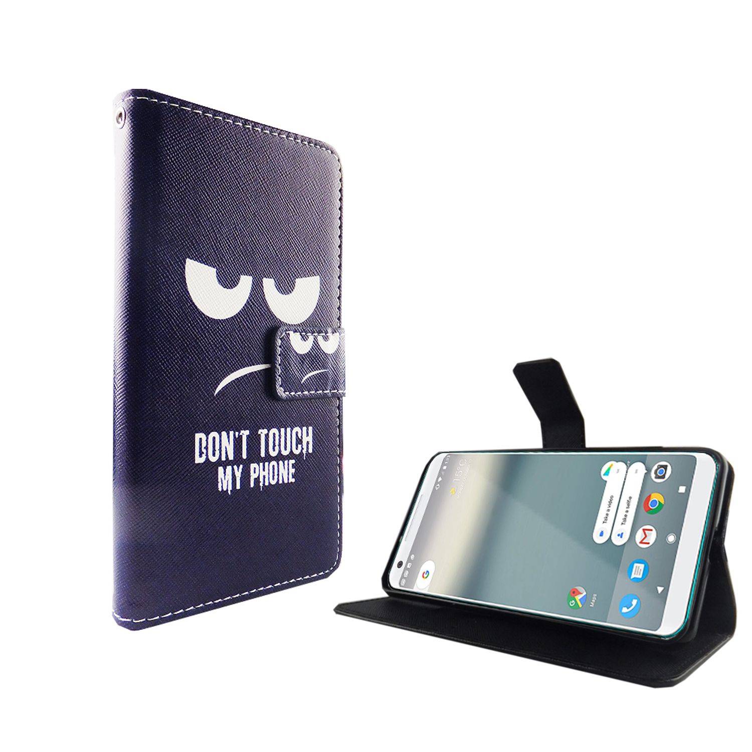 Google Pixel 2 XL Handyhülle Bookcover Blau