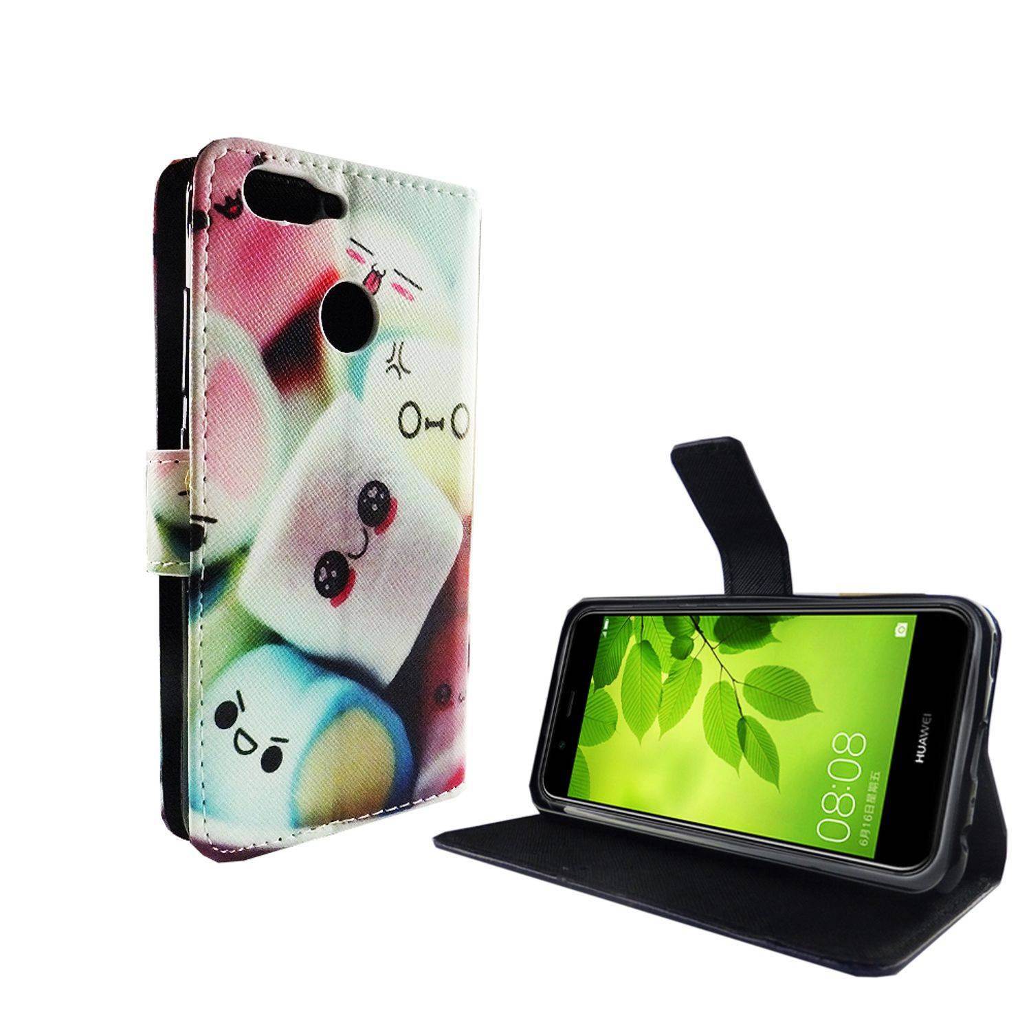 Huawei Nova 2 Handyhülle Bookcover Mehrfarbig