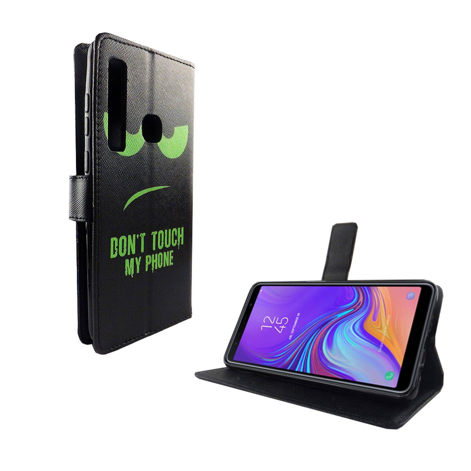 Samsung Galaxy A9 (2018) Handyhülle Bookcover Schwarz