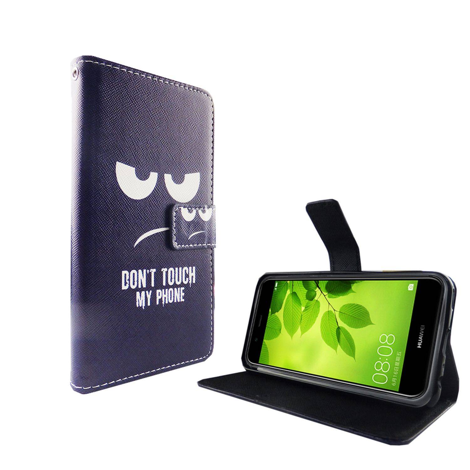 Huawei Nova 2 Plus Handyhülle Bookcover Blau