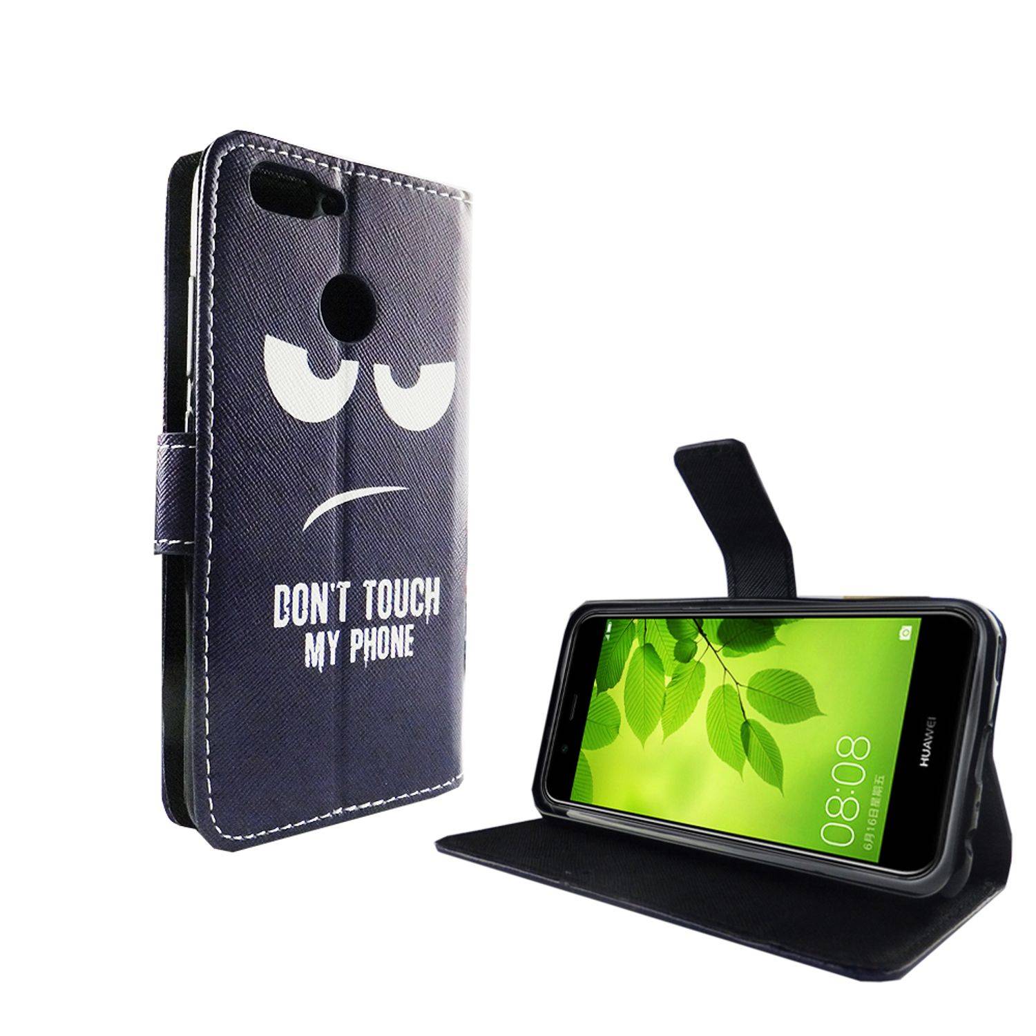 Huawei Nova 2 Plus Handyhülle Bookcover Blau