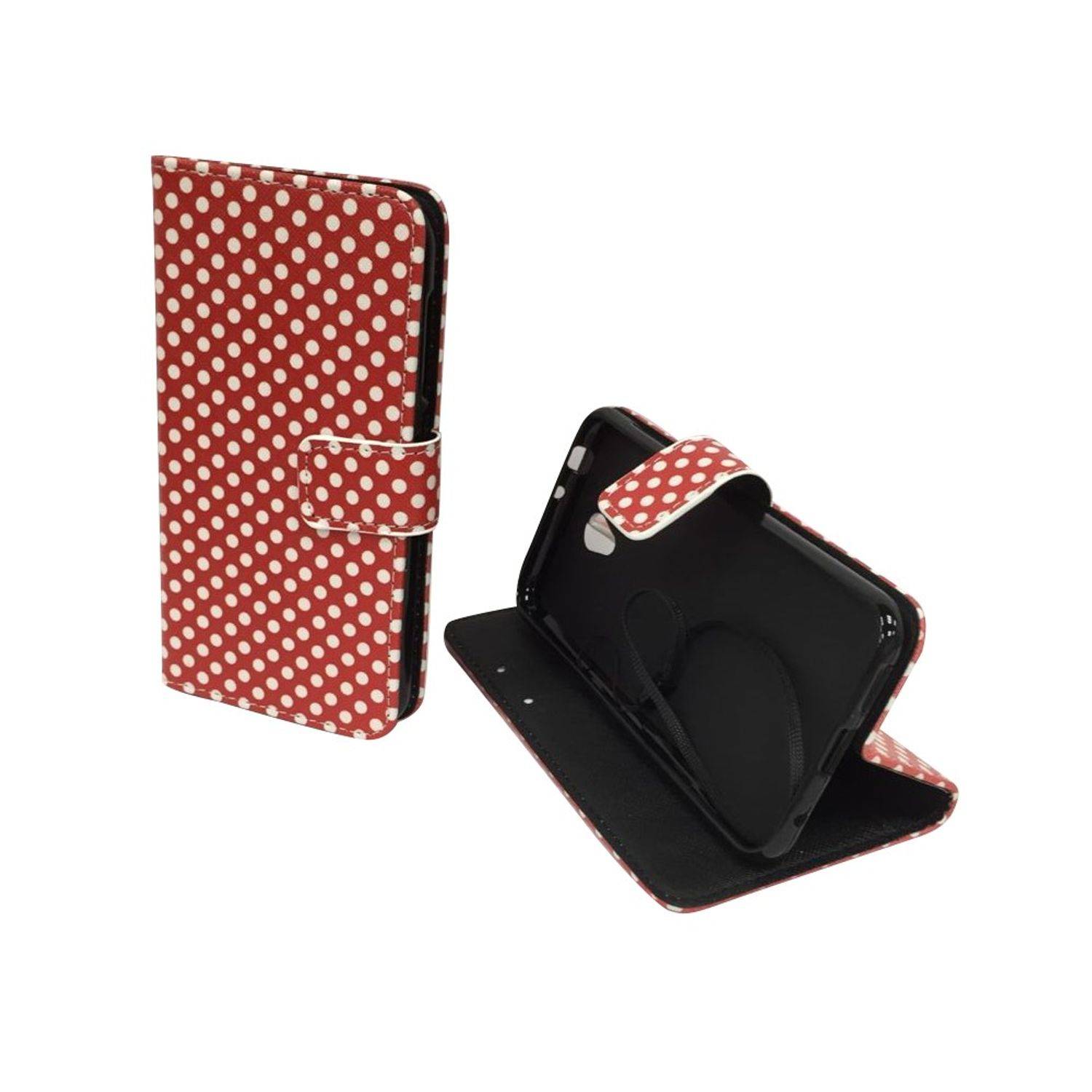 Vodafone Smart Prime 7 Handyhülle Bookcover Rot