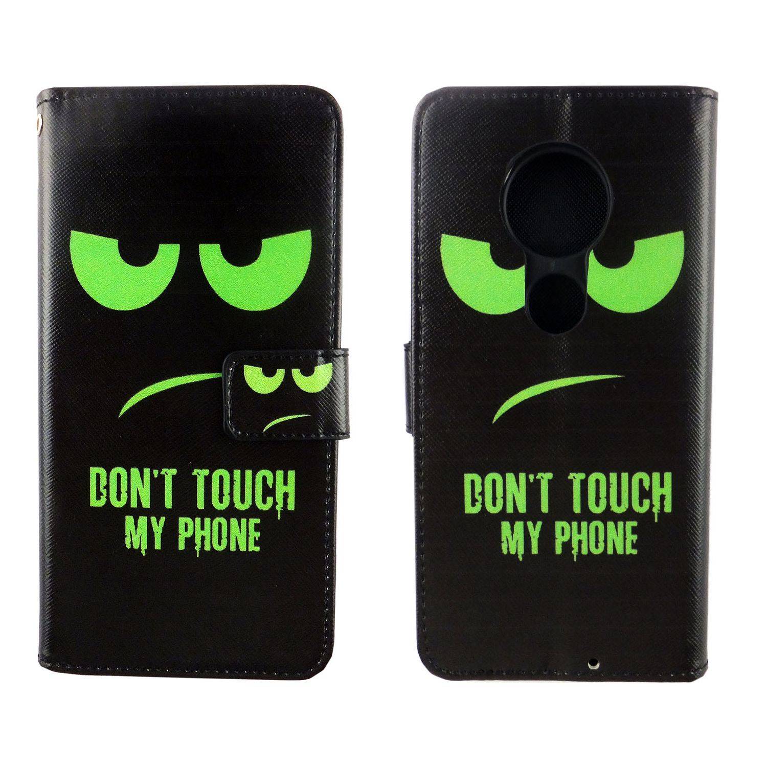 Motorola Moto G7 Handyhülle Bookcover Schwarz