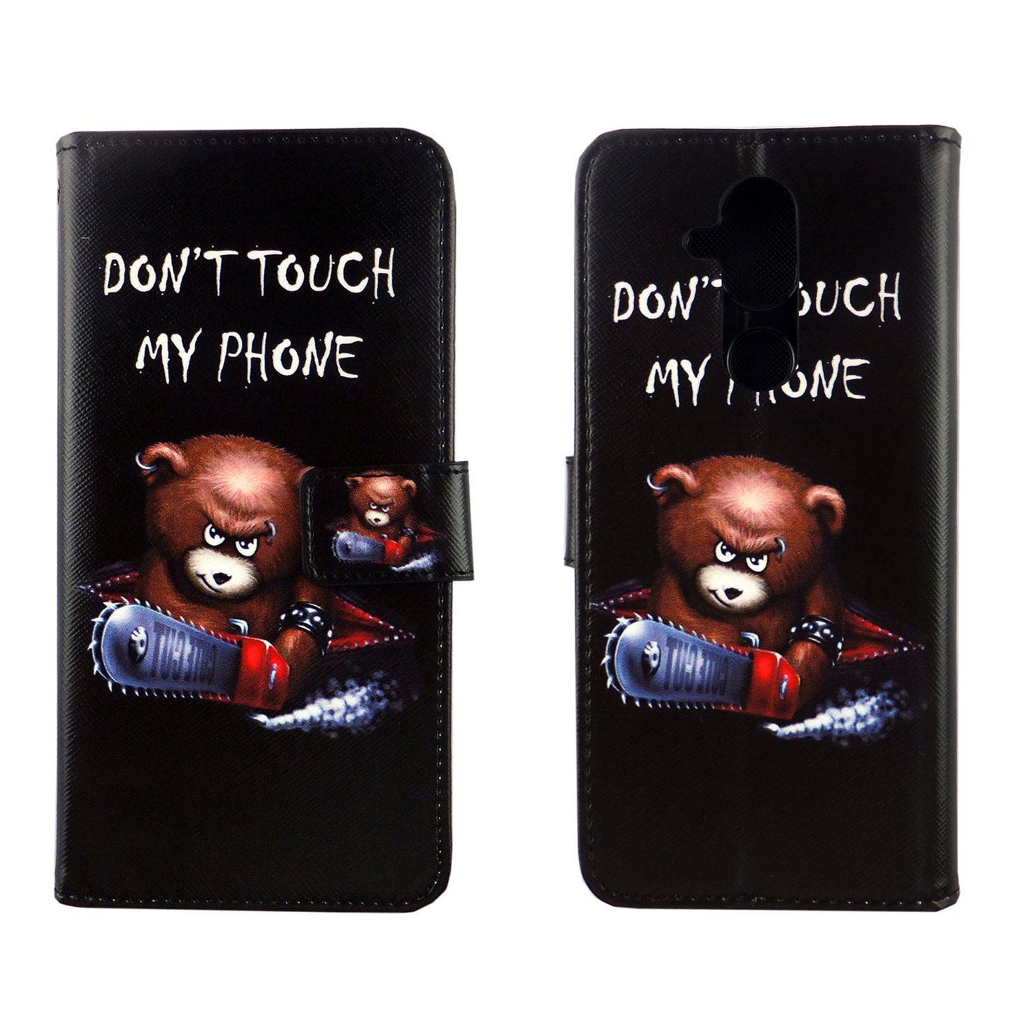 Nokia 8.1 Handyhülle Bookcover Schwarz