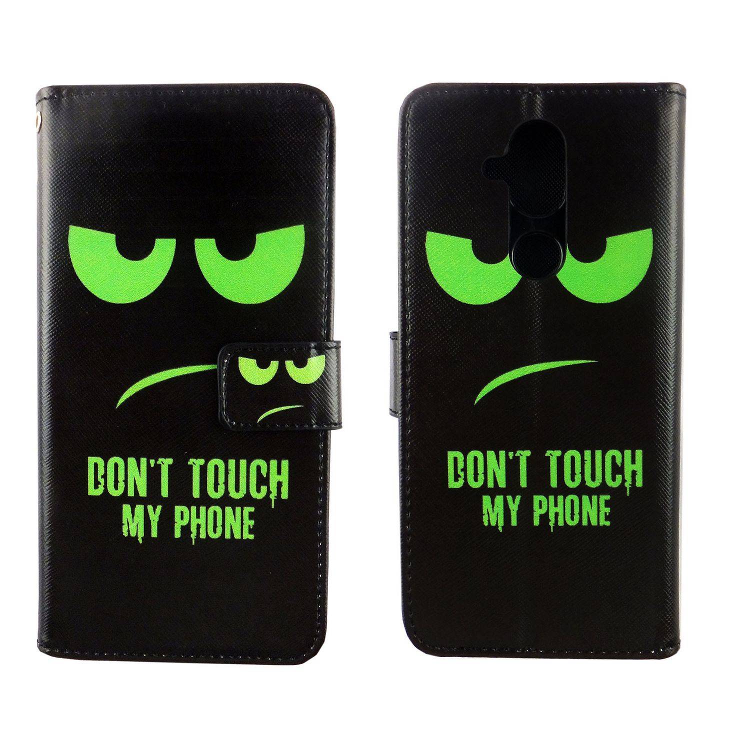 Nokia 8.1 Handyhülle Bookcover Schwarz