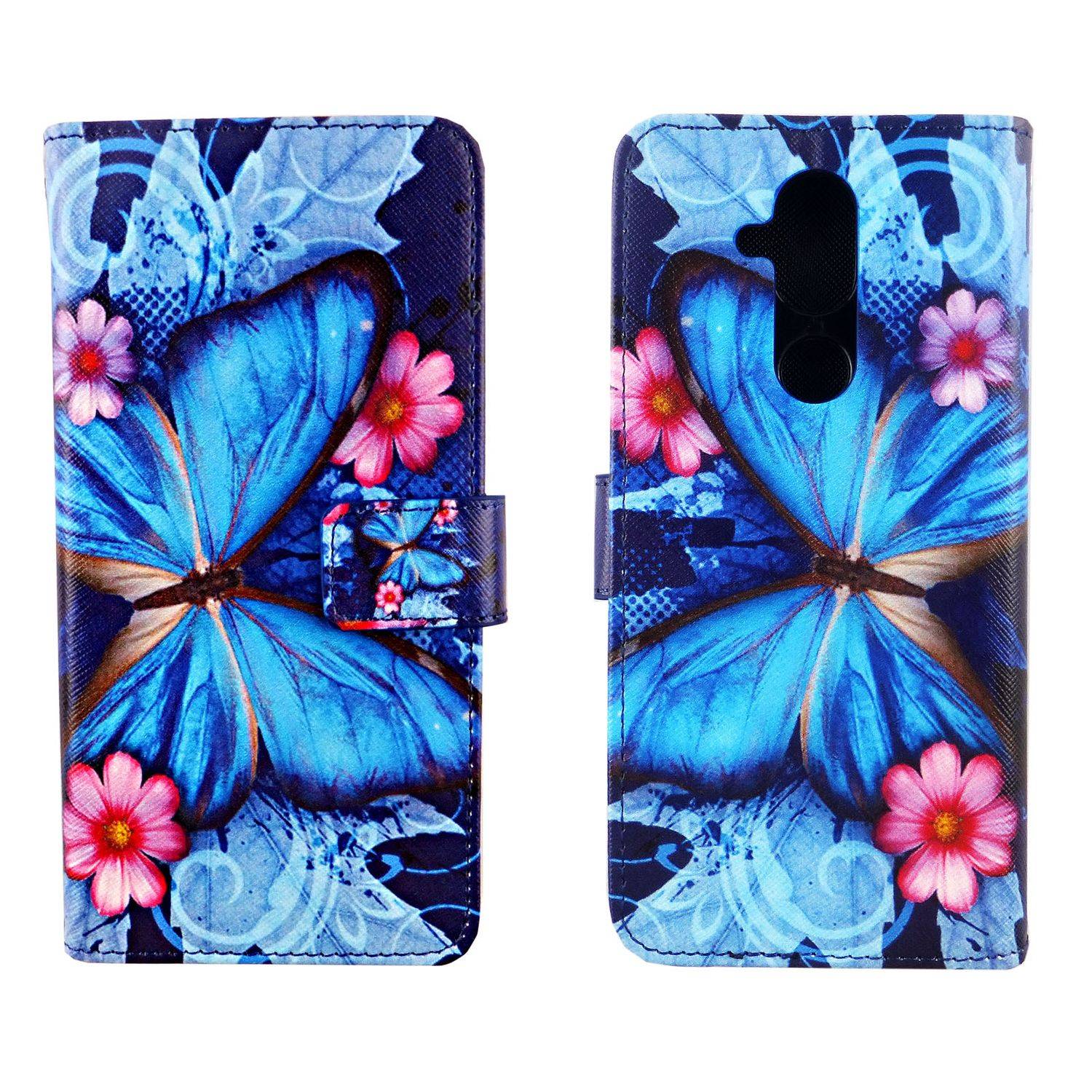 Nokia 8.1 Handyhülle Bookcover Blau