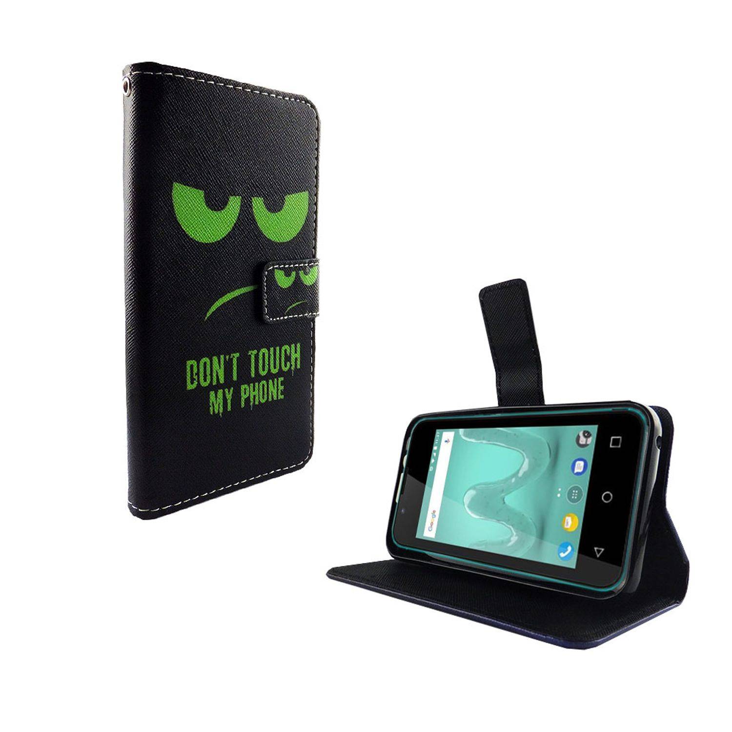 Wiko Sunny 2 Handyhülle Bookcover Grün