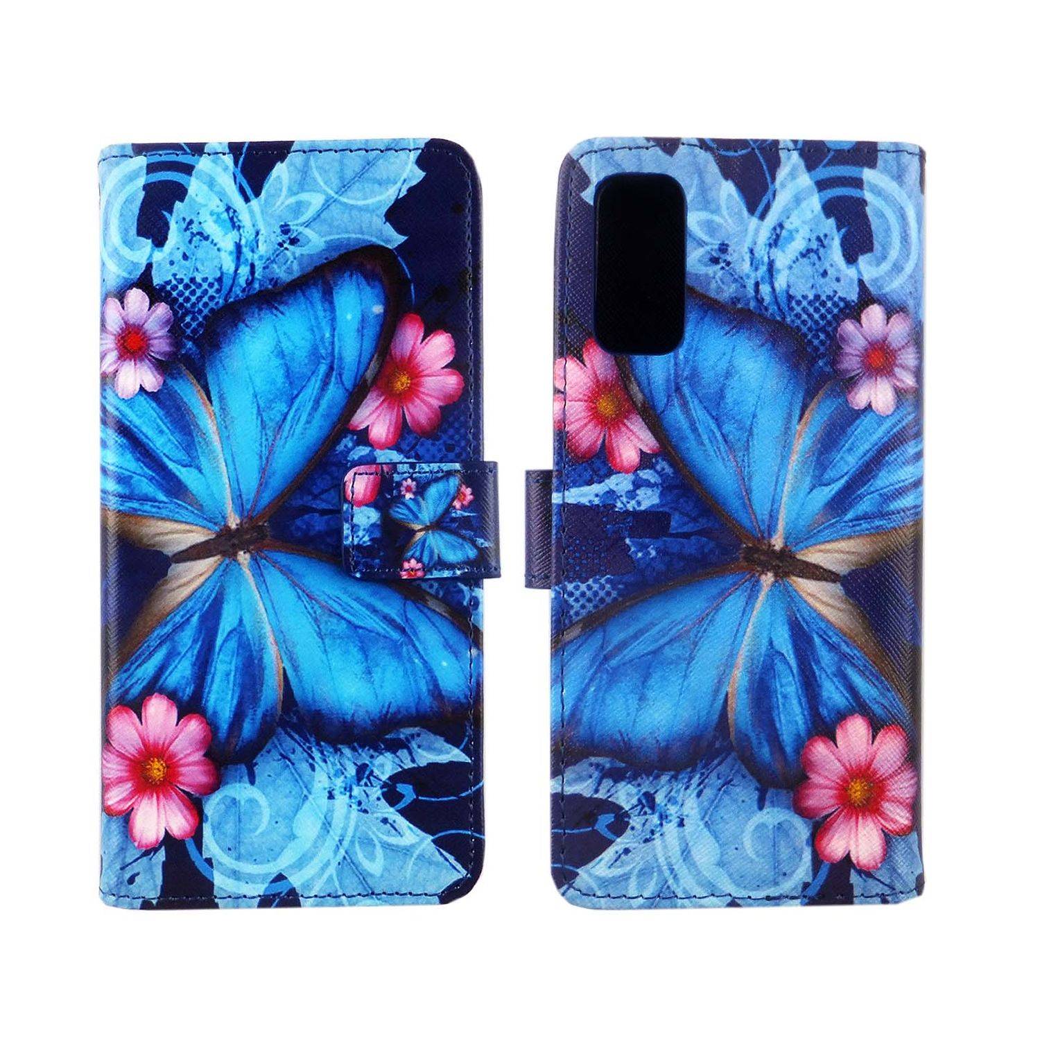 Samsung Galaxy S20 Handyhülle Bookcover Blau