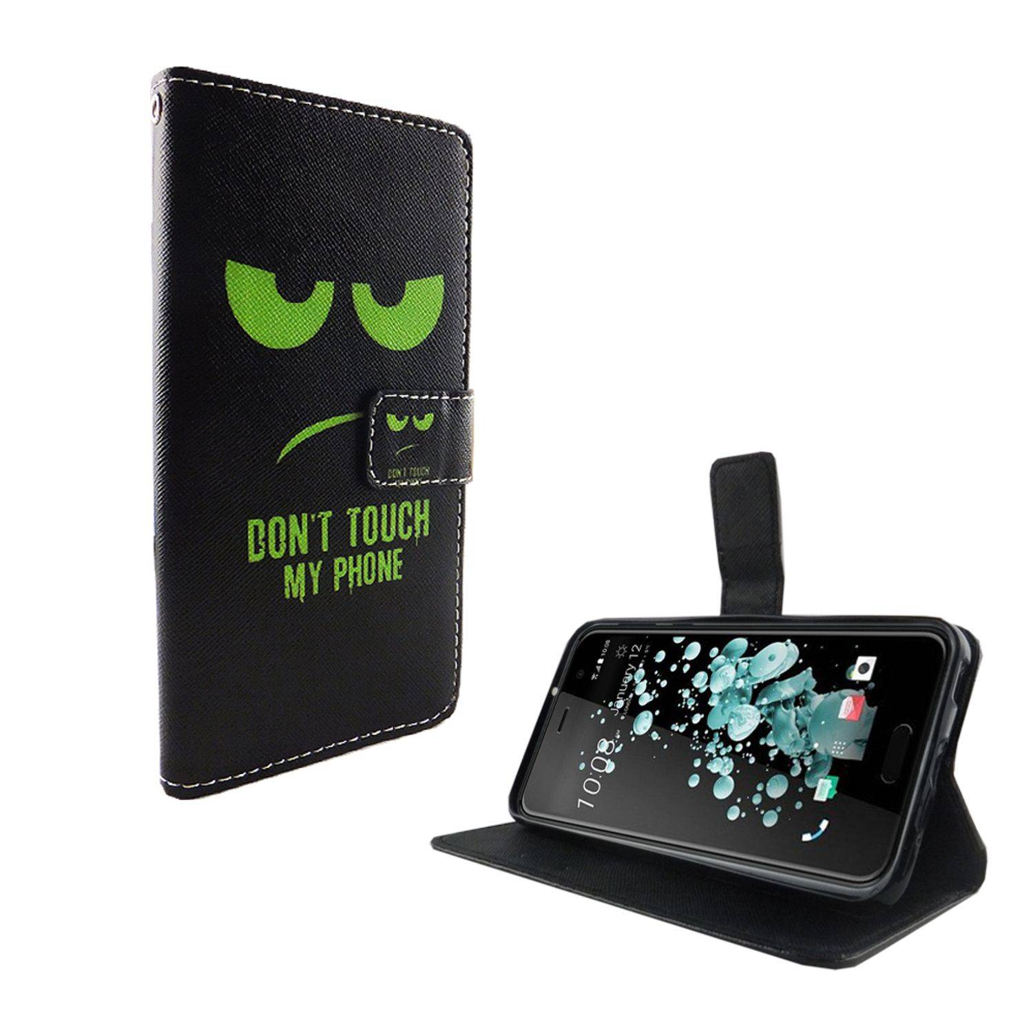 HTC U Play Handyhülle Bookcover Mehrfarbig