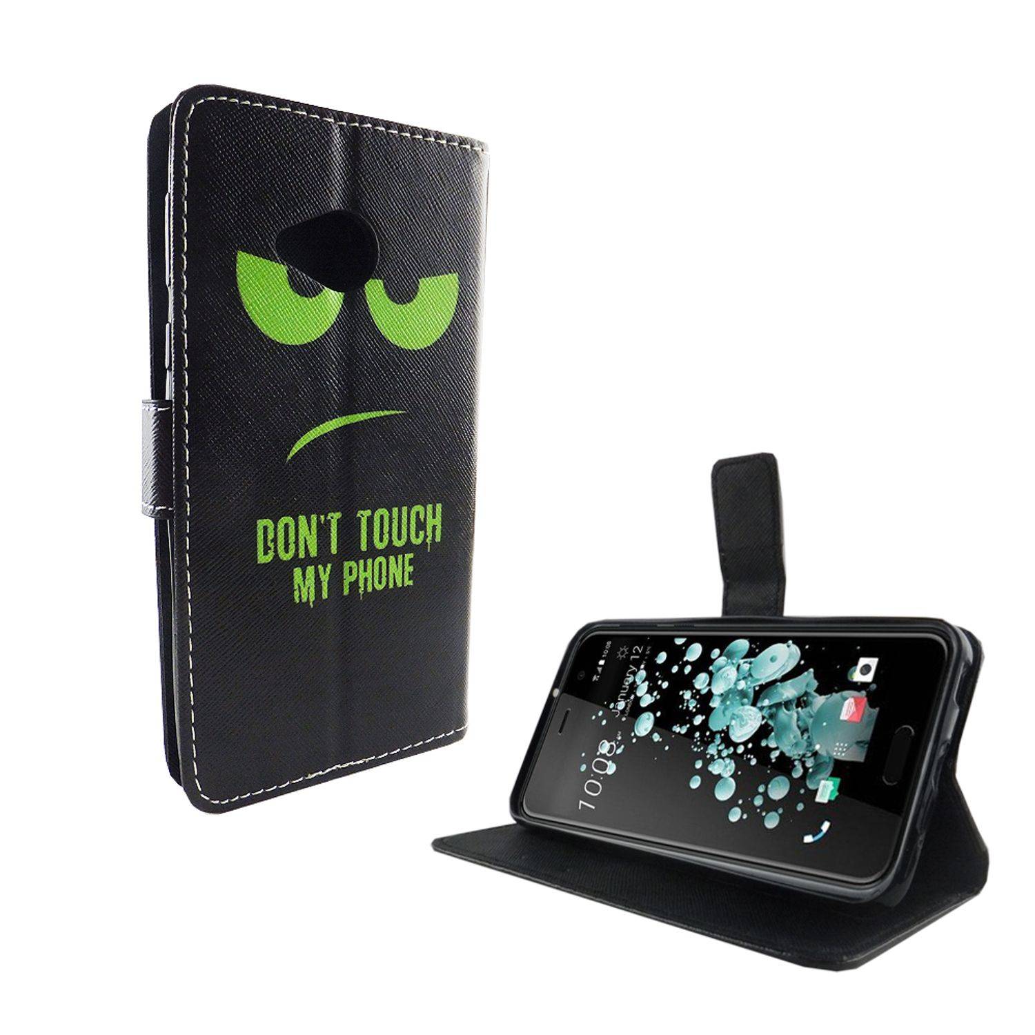 HTC U Play Handyhülle Bookcover Mehrfarbig