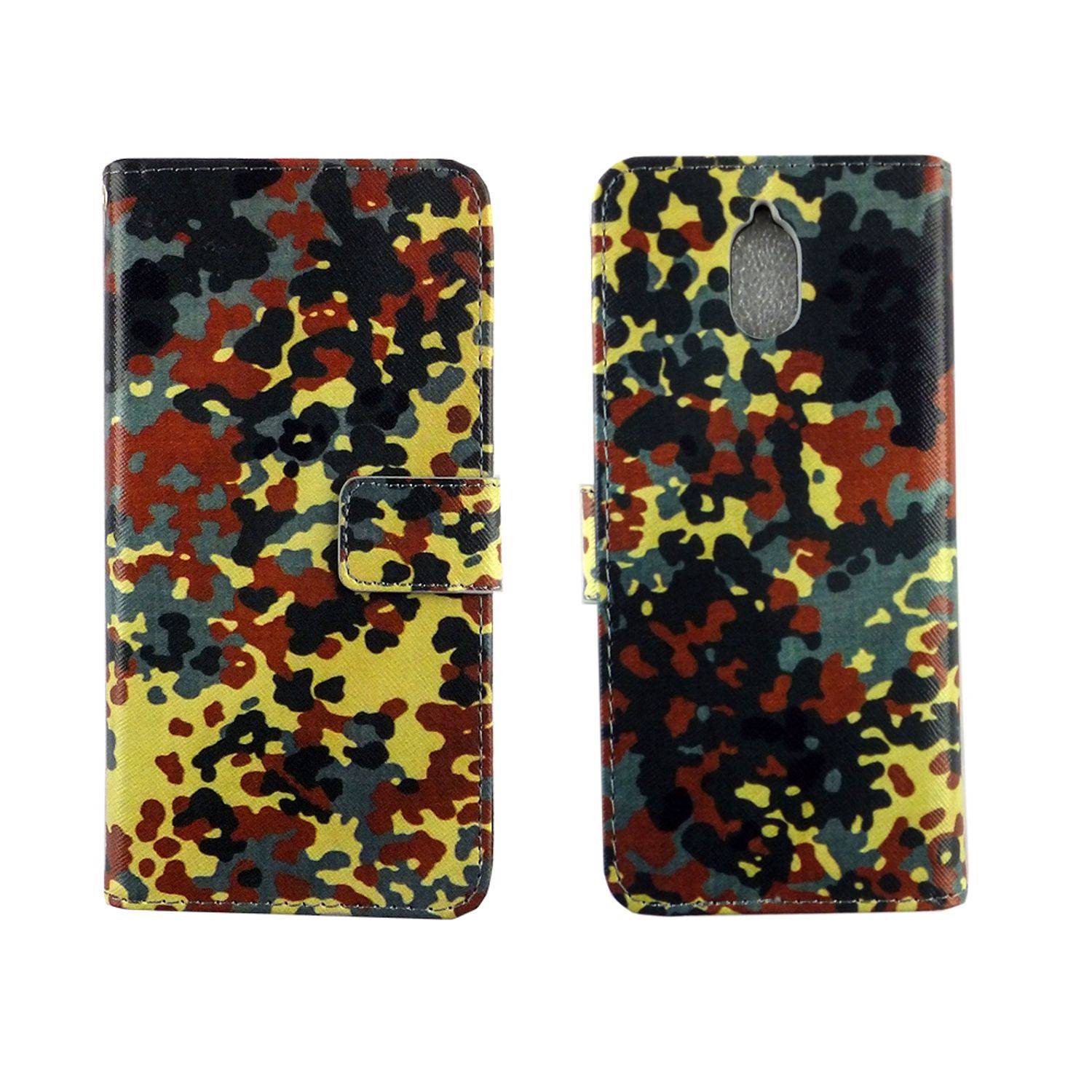 Nokia 3.1 Handyhülle Bookcover Mehrfarbig