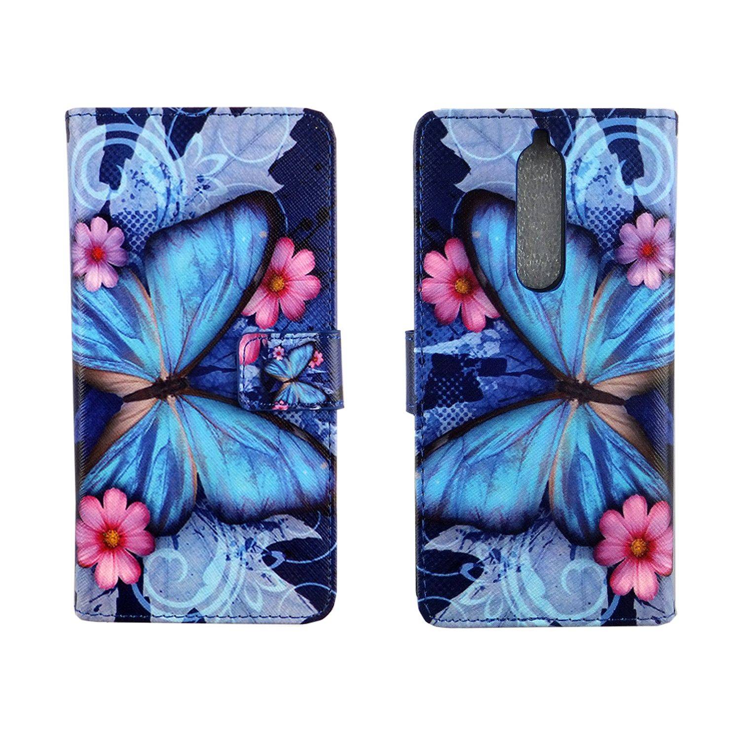 Nokia 5.1 Handyhülle Bookcover Blau