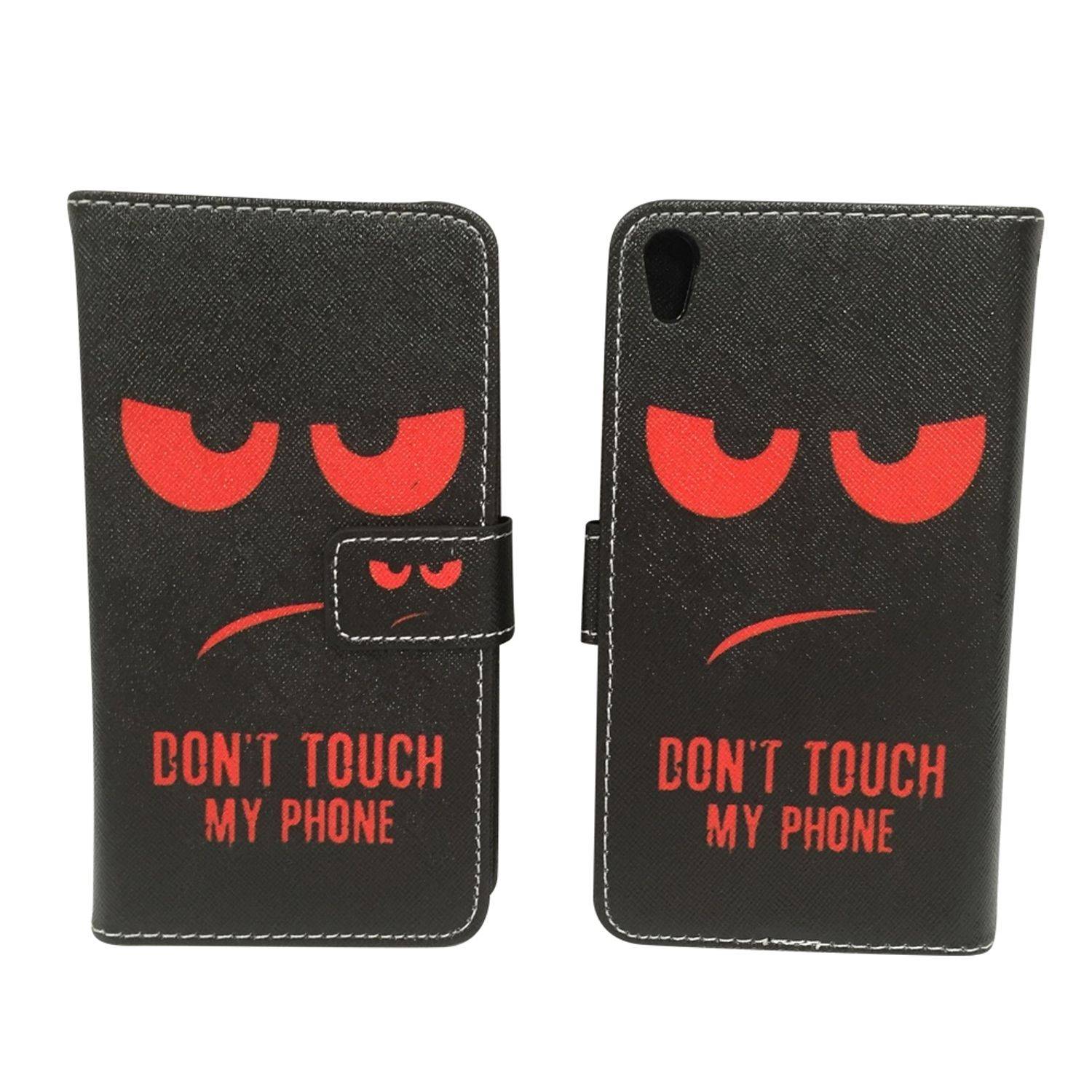 Sony Xperia XA Handyhülle Bookcover Schwarz
