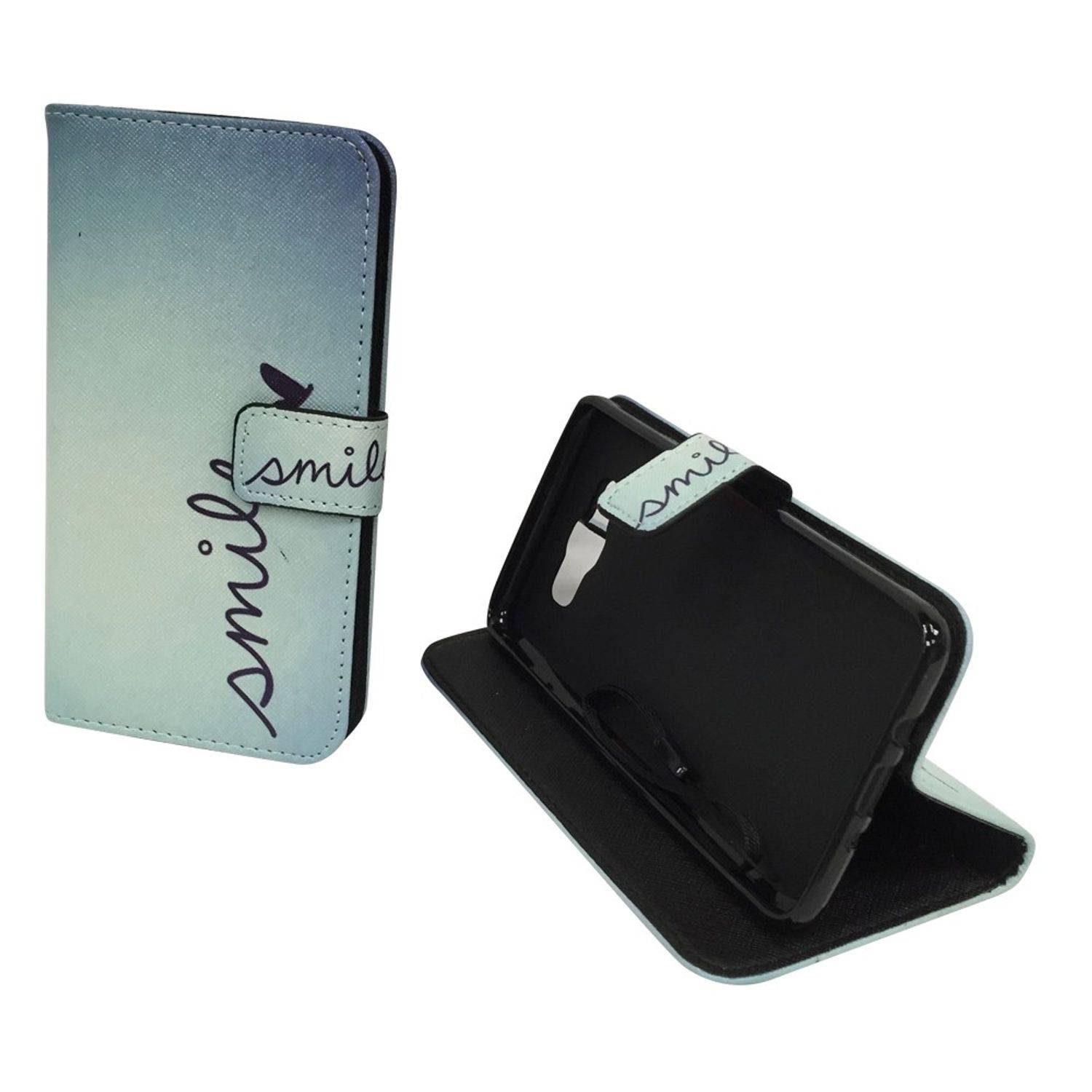 Samsung Galaxy J7 (2016) Handyhülle Bookcover Blau