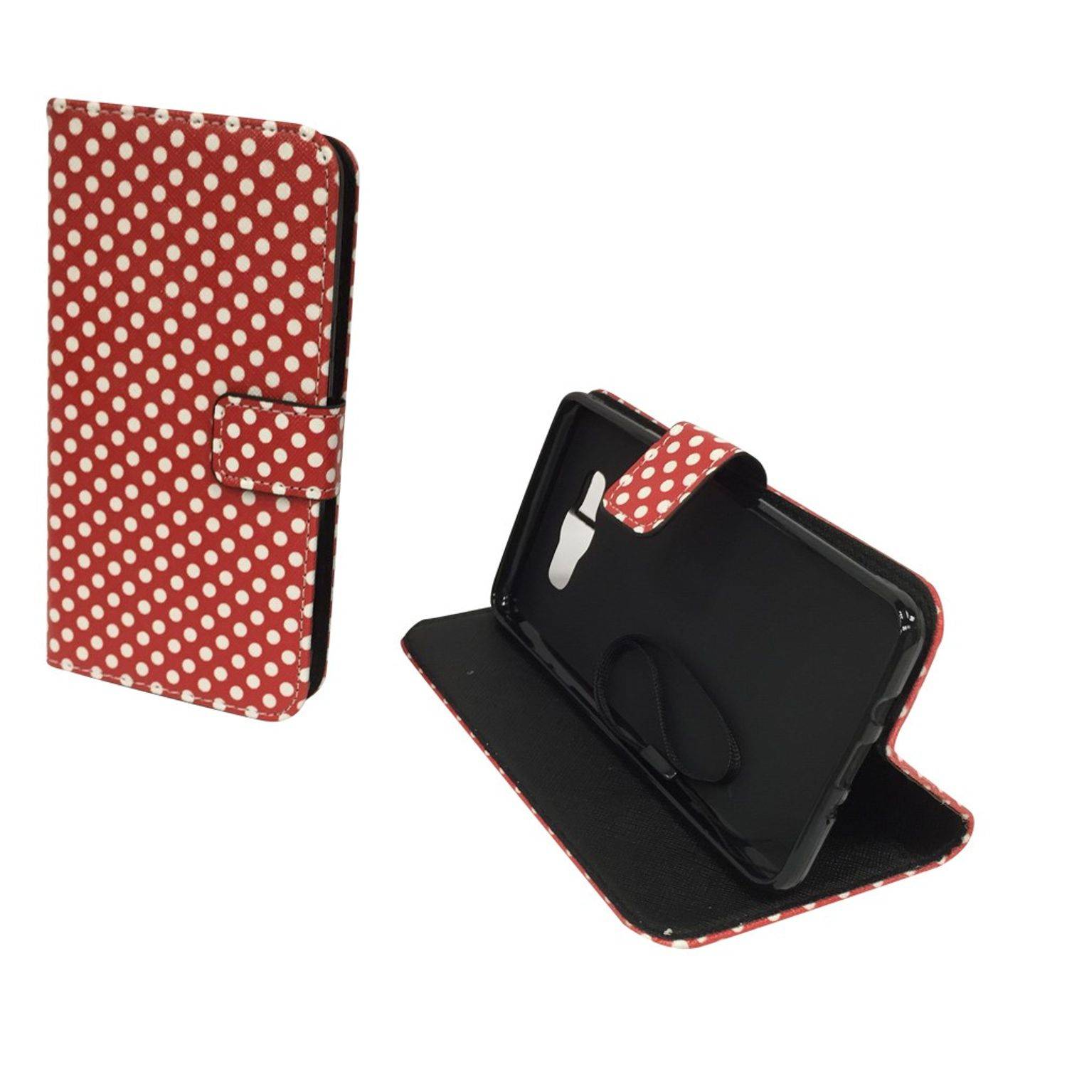 Samsung Galaxy J7 (2016) Handyhülle Bookcover Rot