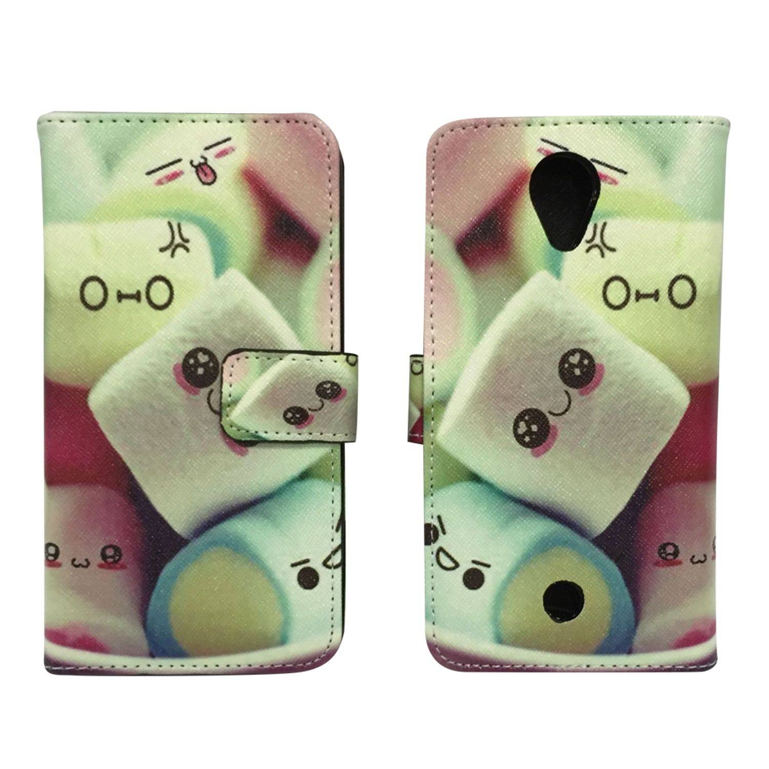 Wiko U Feel Handyhülle Bookcover Mehrfarbig