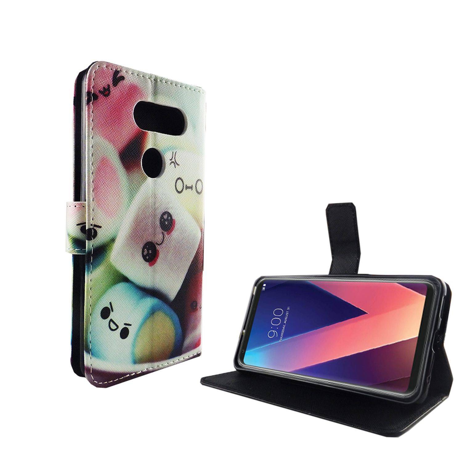 LG V30 Handyhülle Bookcover Mehrfarbig