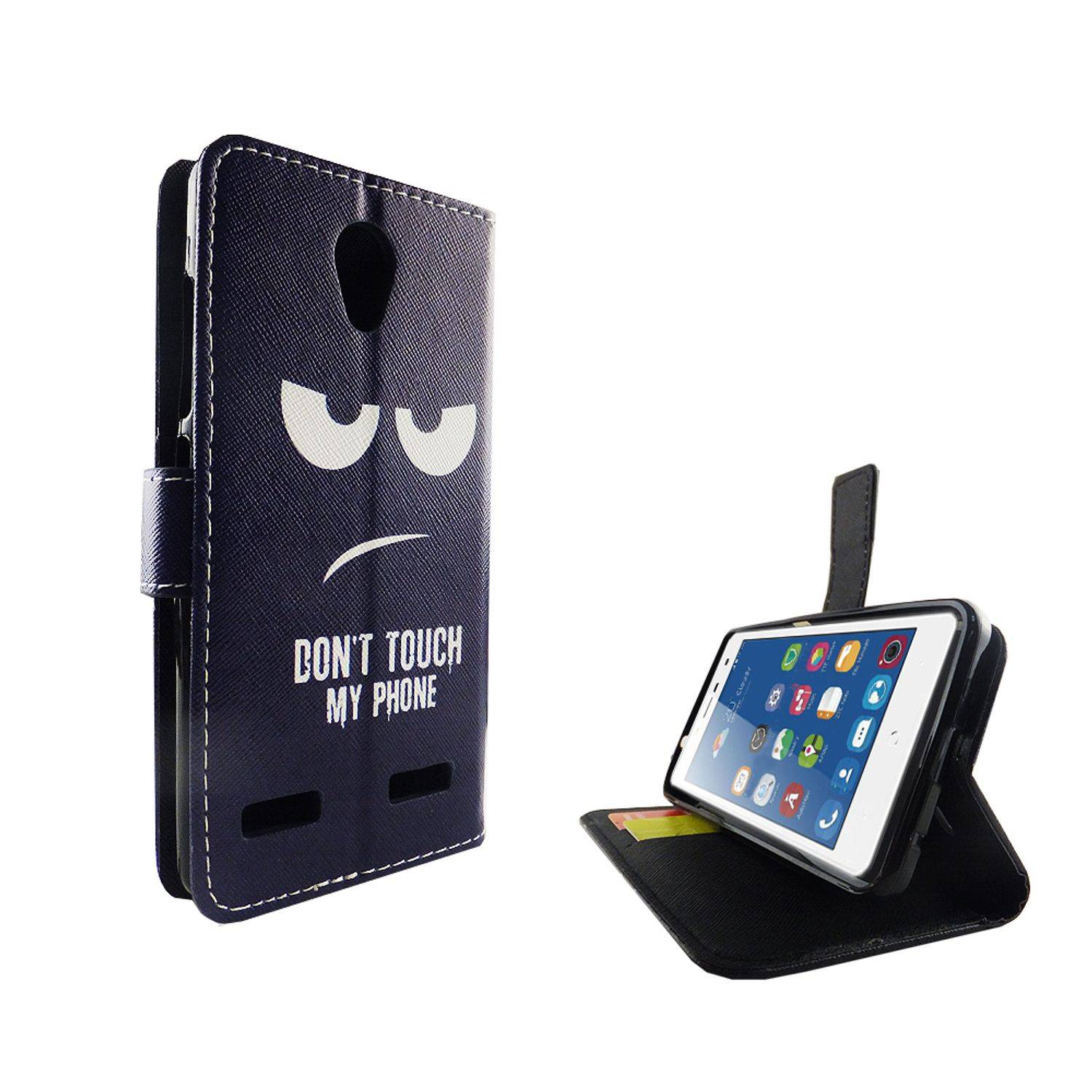 ZTE Blade L7 Handyhülle Bookcover Blau