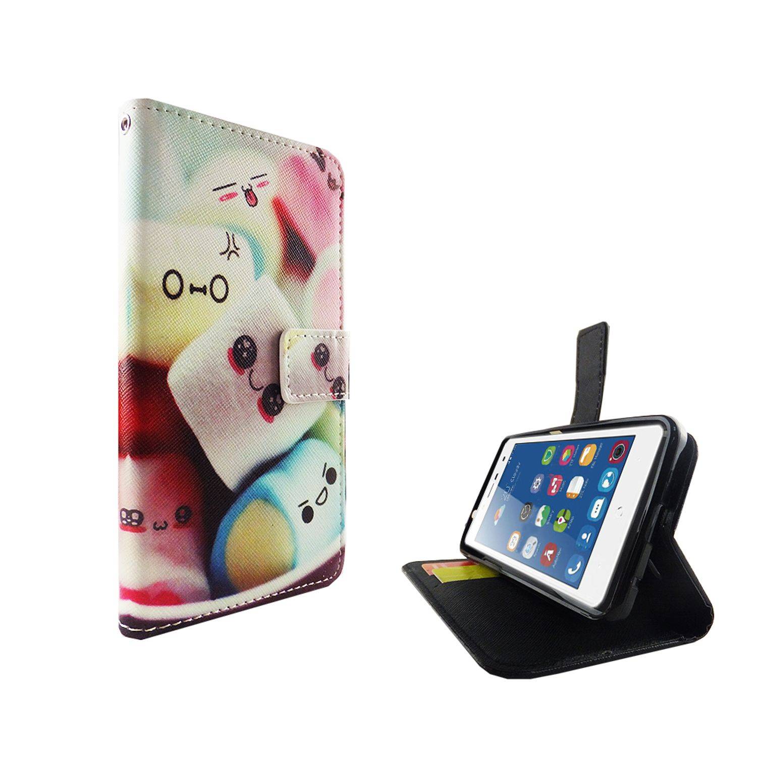 ZTE Blade L7 Handyhülle Bookcover Mehrfarbig