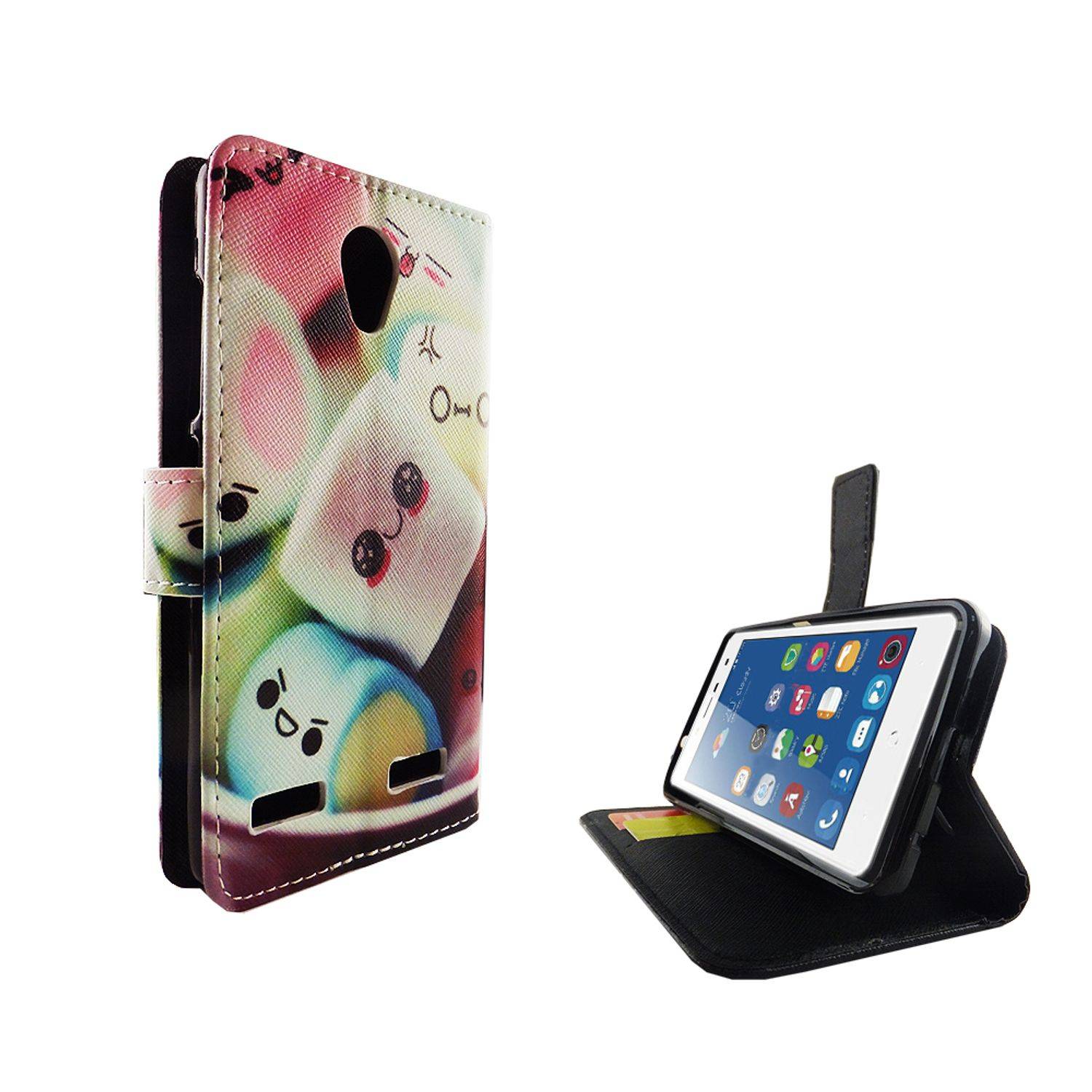 ZTE Blade L7 Handyhülle Bookcover Mehrfarbig
