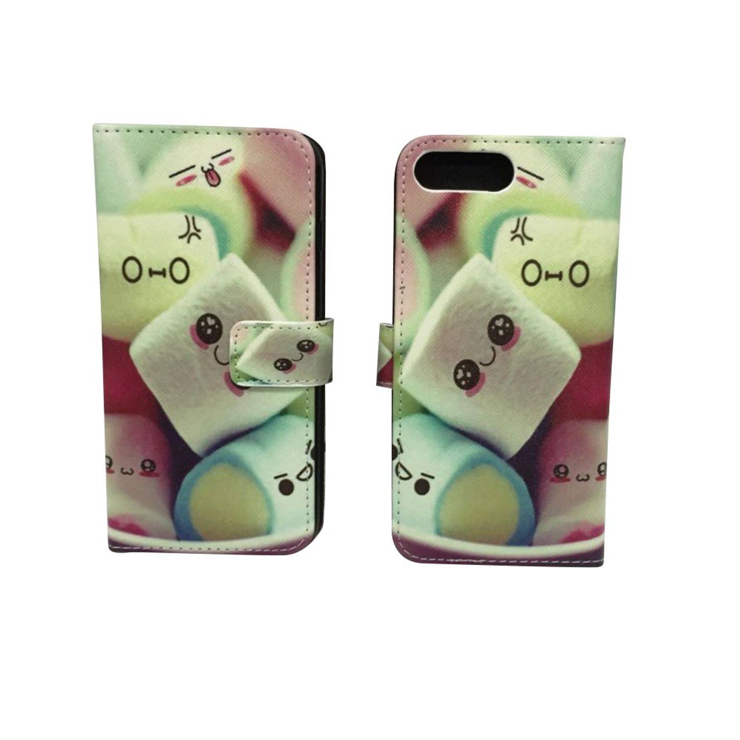 Apple iPhone 7 Plus Handyhülle Bookcover Mehrfarbig