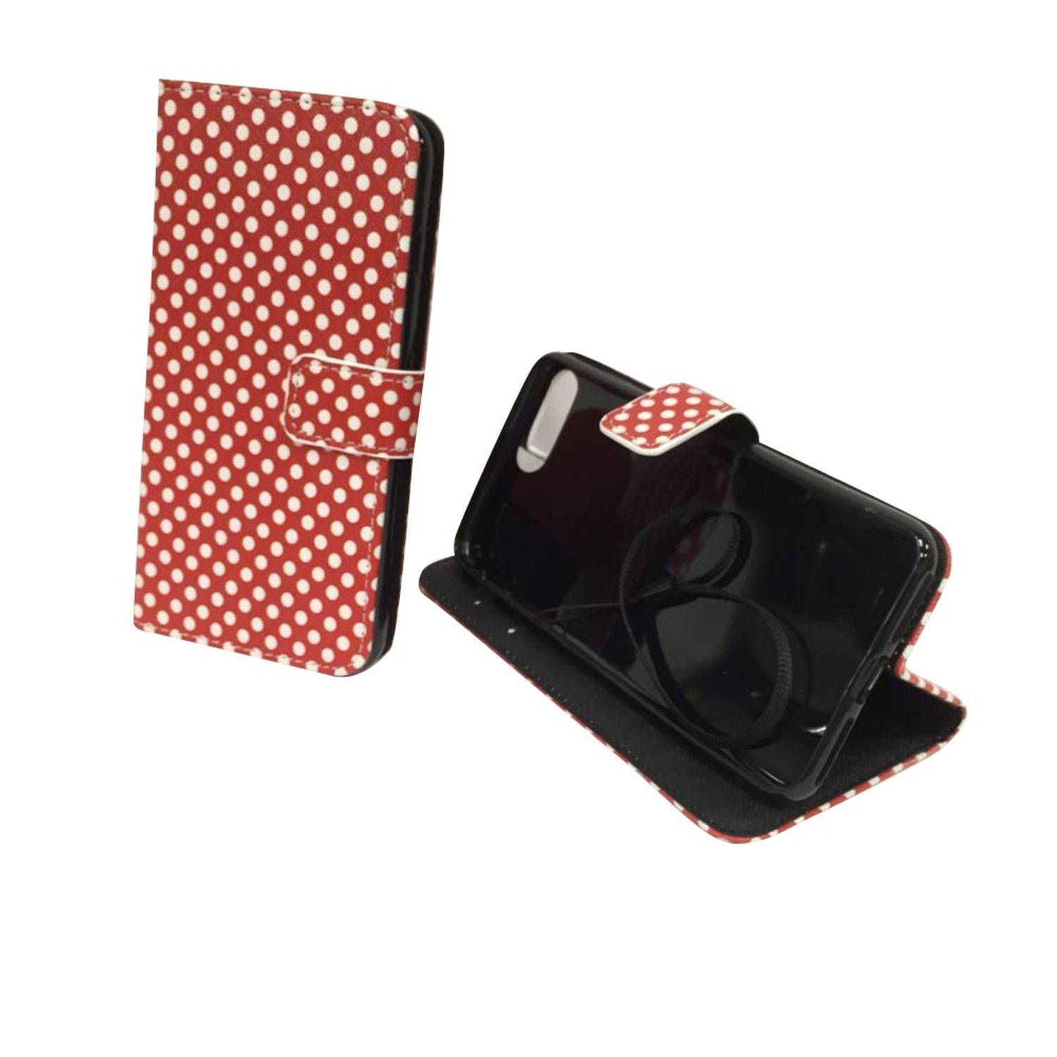 Apple iPhone 7 Plus Handyhülle Bookcover Rot