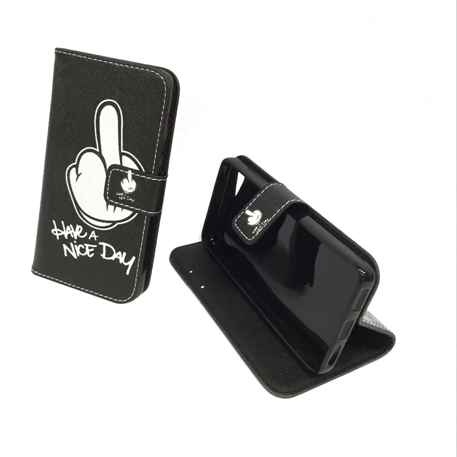 Lenovo ZUK Z2 Handyhülle Bookcover Schwarz