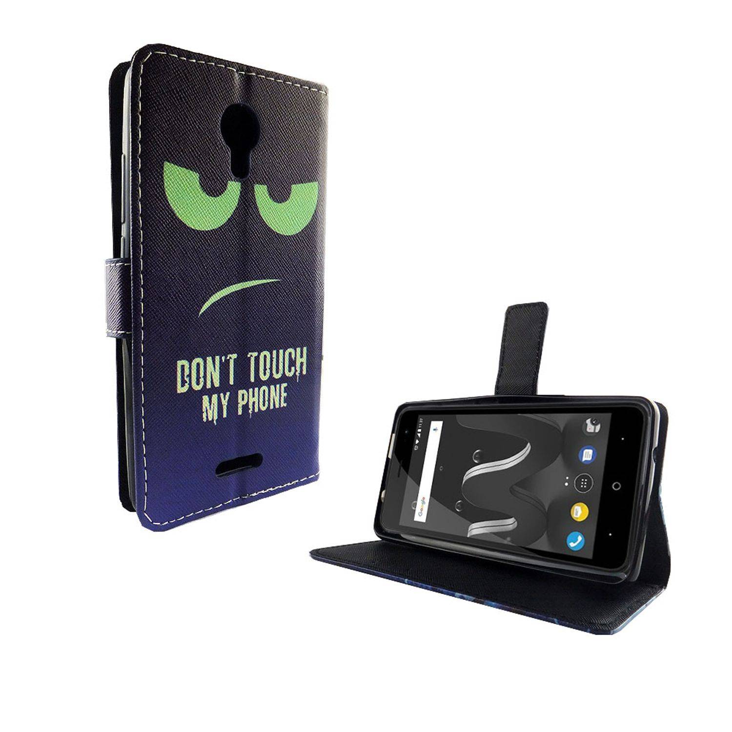 Wiko Jerry 2 Handyhülle Bookcover Blau