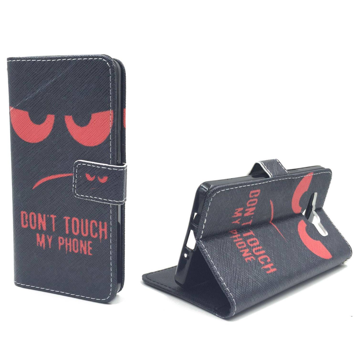 Samsung Galaxy A5 (2015) Handyhülle Bookcover Schwarz