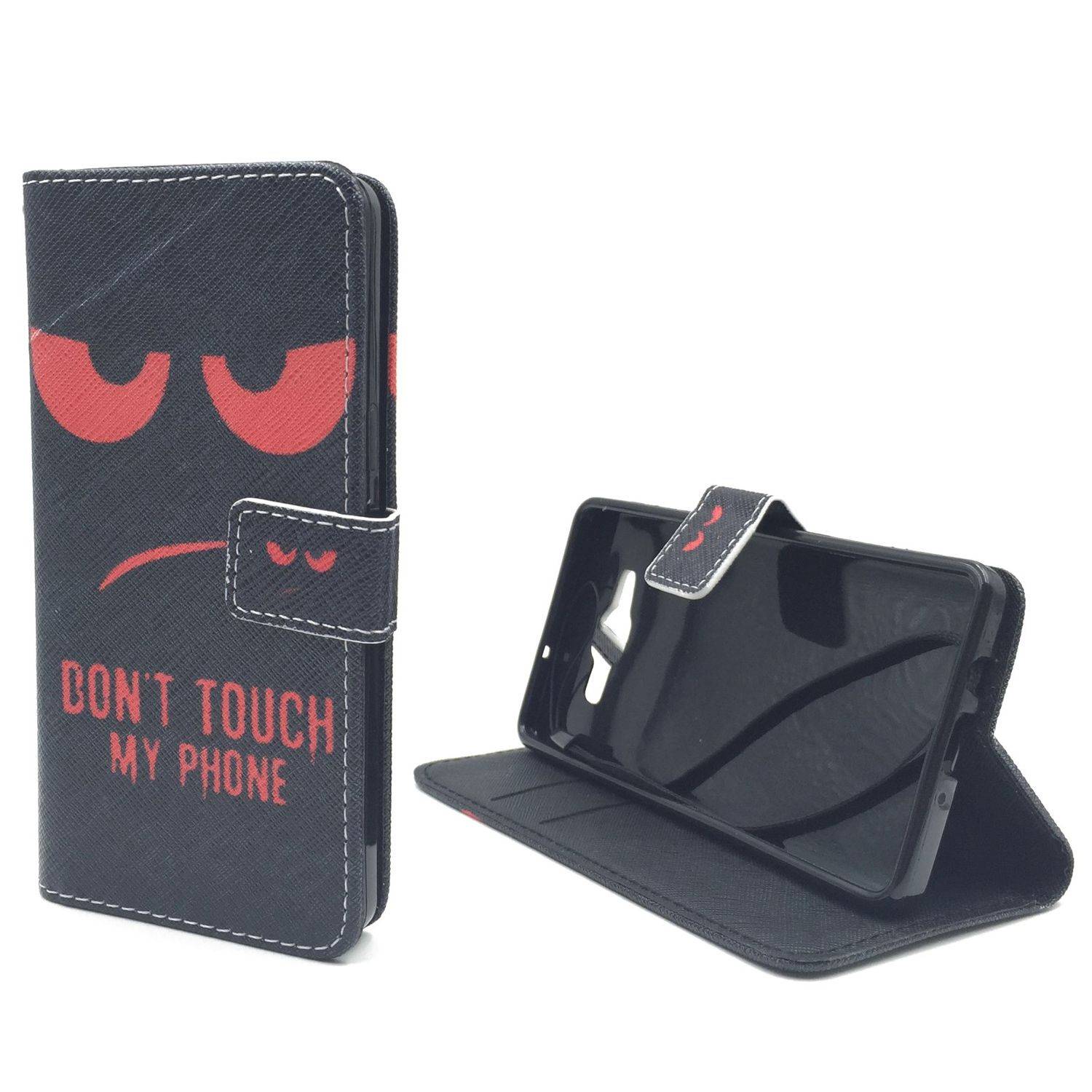 Samsung Galaxy A5 (2015) Handyhülle Bookcover Schwarz