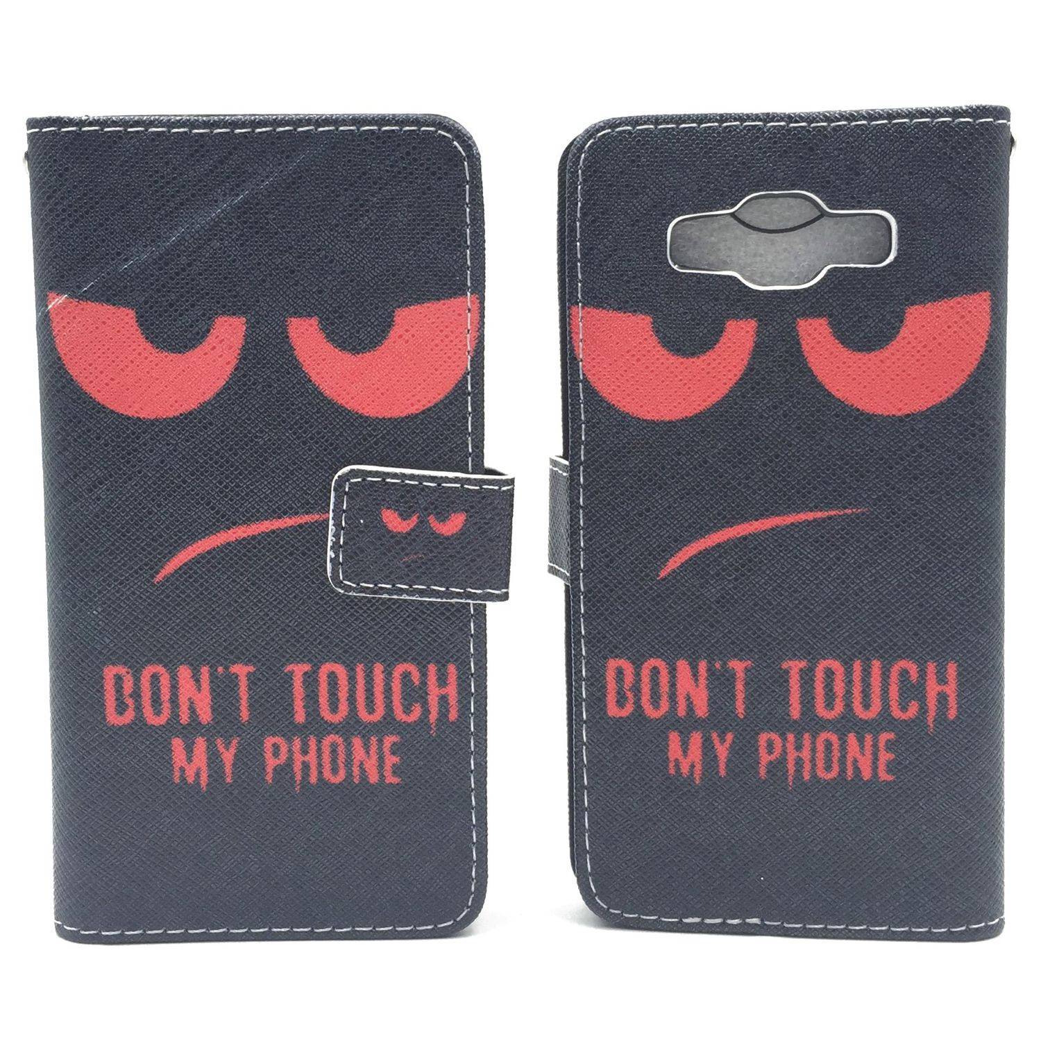 Samsung Galaxy A5 (2015) Handyhülle Bookcover Schwarz