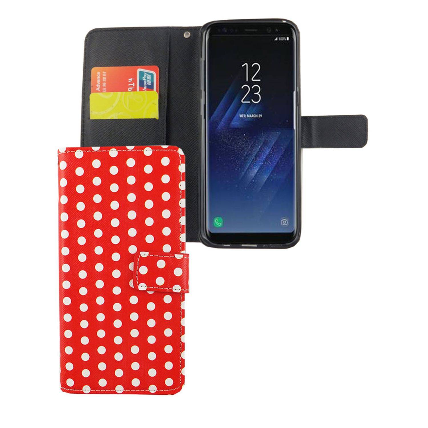 Samsung Galaxy S8 Plus Handyhülle Bookcover Rot