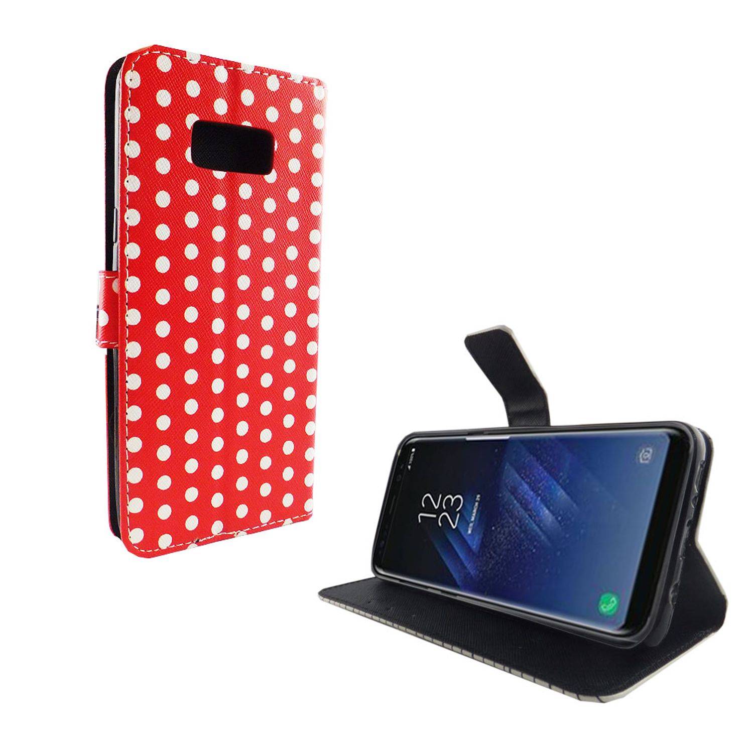 Samsung Galaxy S8 Plus Handyhülle Bookcover Rot