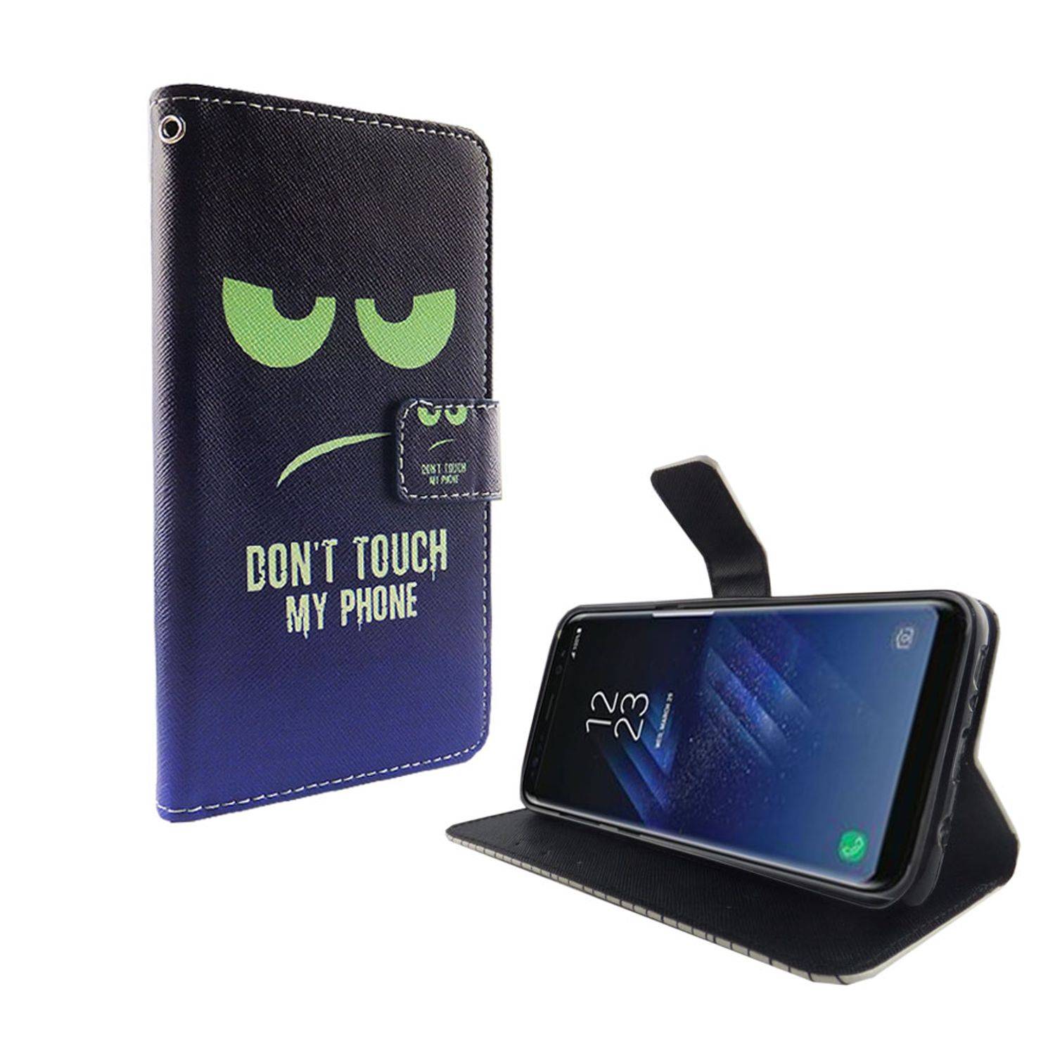 Samsung Galaxy S8 Plus Handyhülle Bookcover Blau