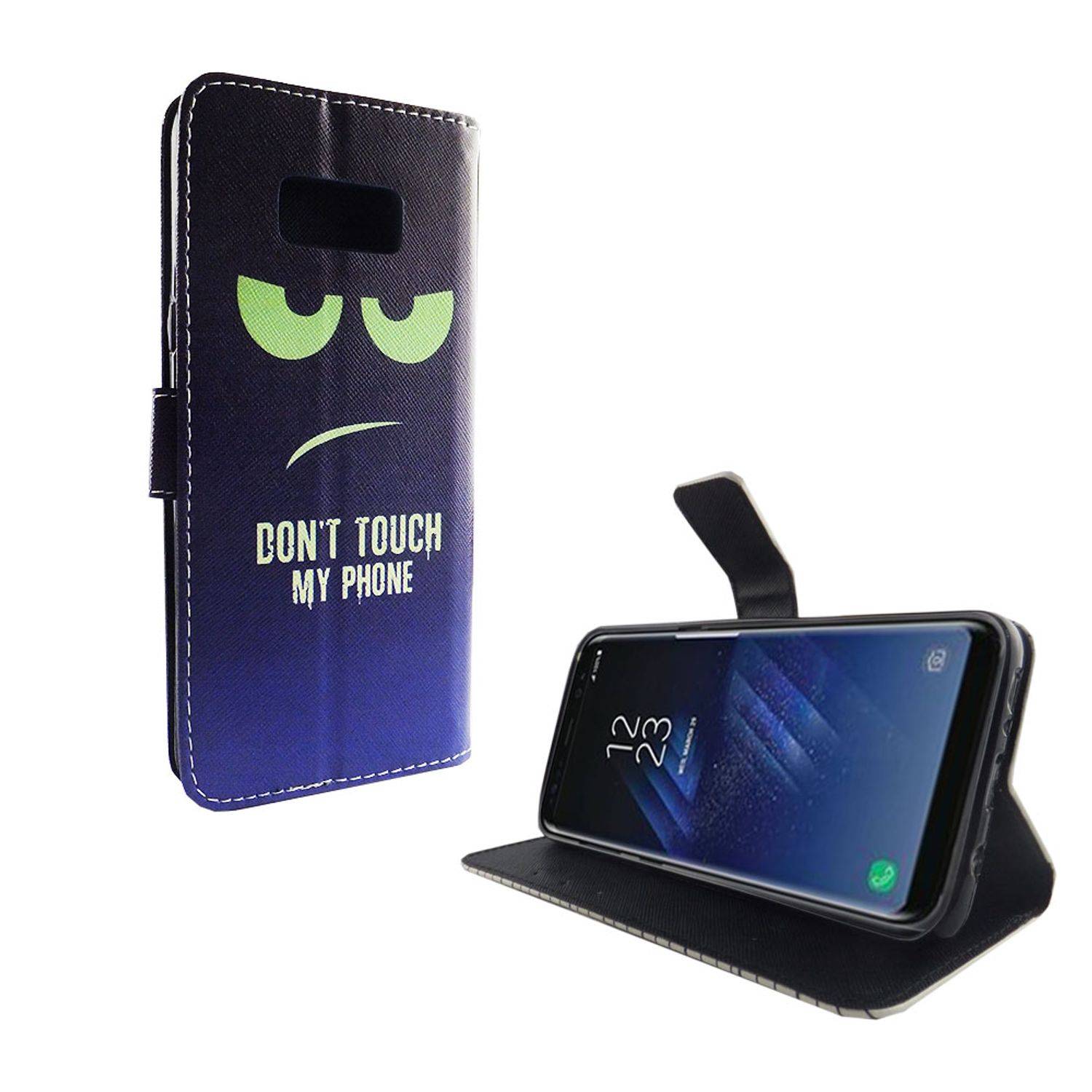 Samsung Galaxy S8 Plus Handyhülle Bookcover Blau