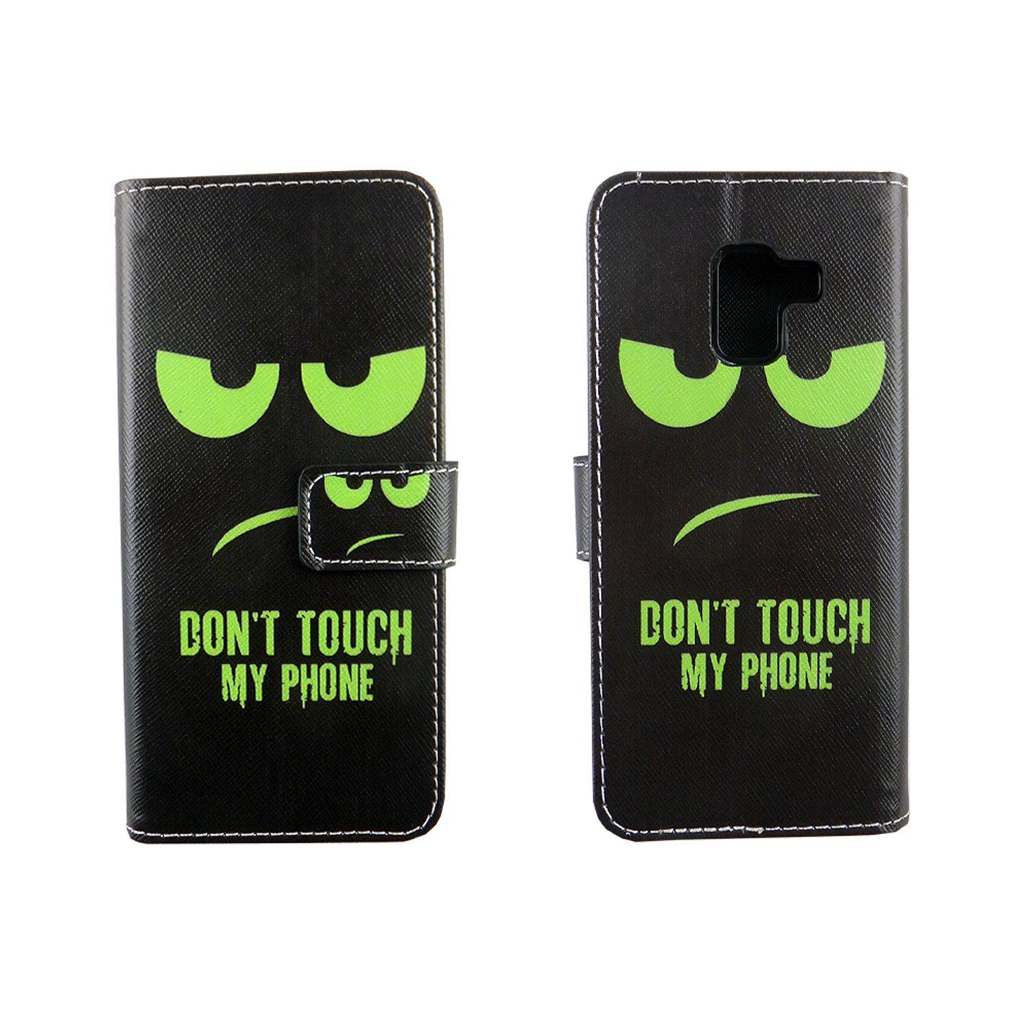 Samsung Galaxy A8 (2018) Handyhülle Bookcover Grün